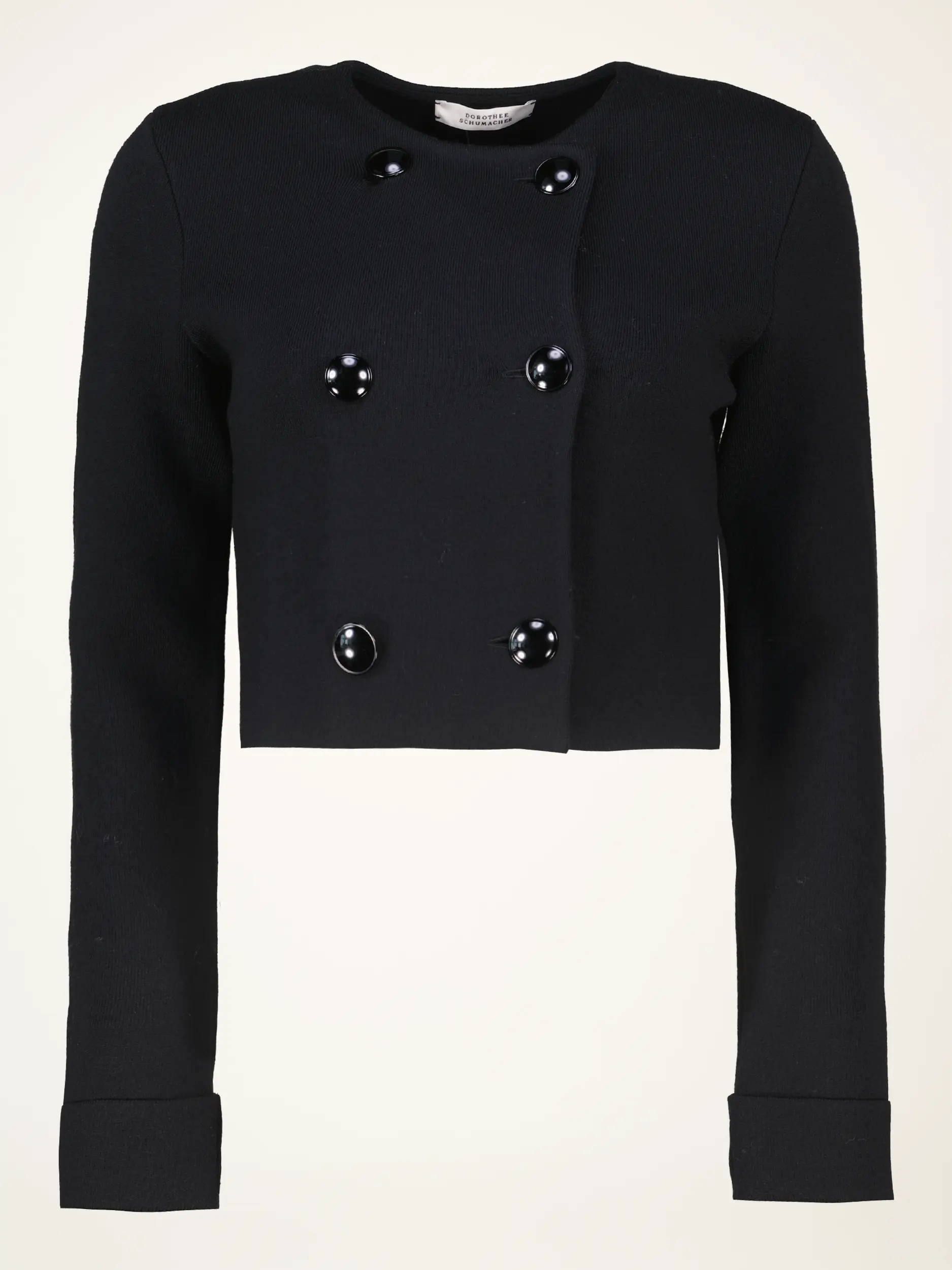 Wolljacke 'Sharp ambition' - Artikelansicht - Farbe: Schwarz