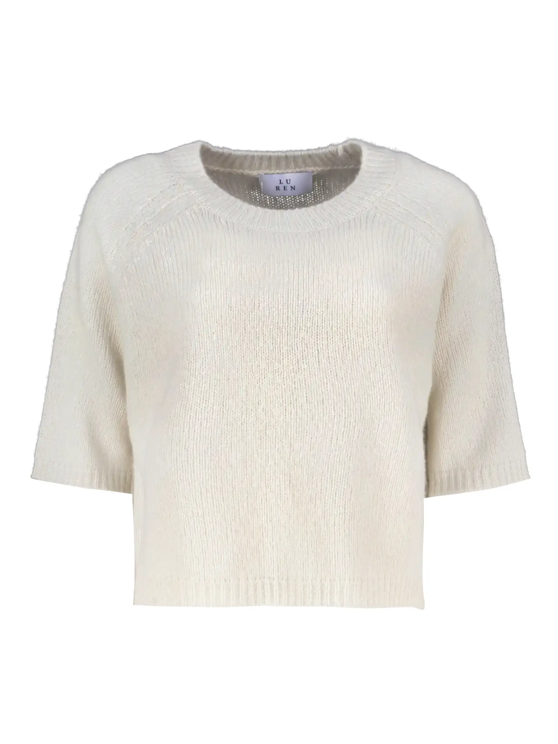 Pullover 'Shii' aus Kaschmir Seide Mix - Artikel Vorderseite - Farbe: Grau