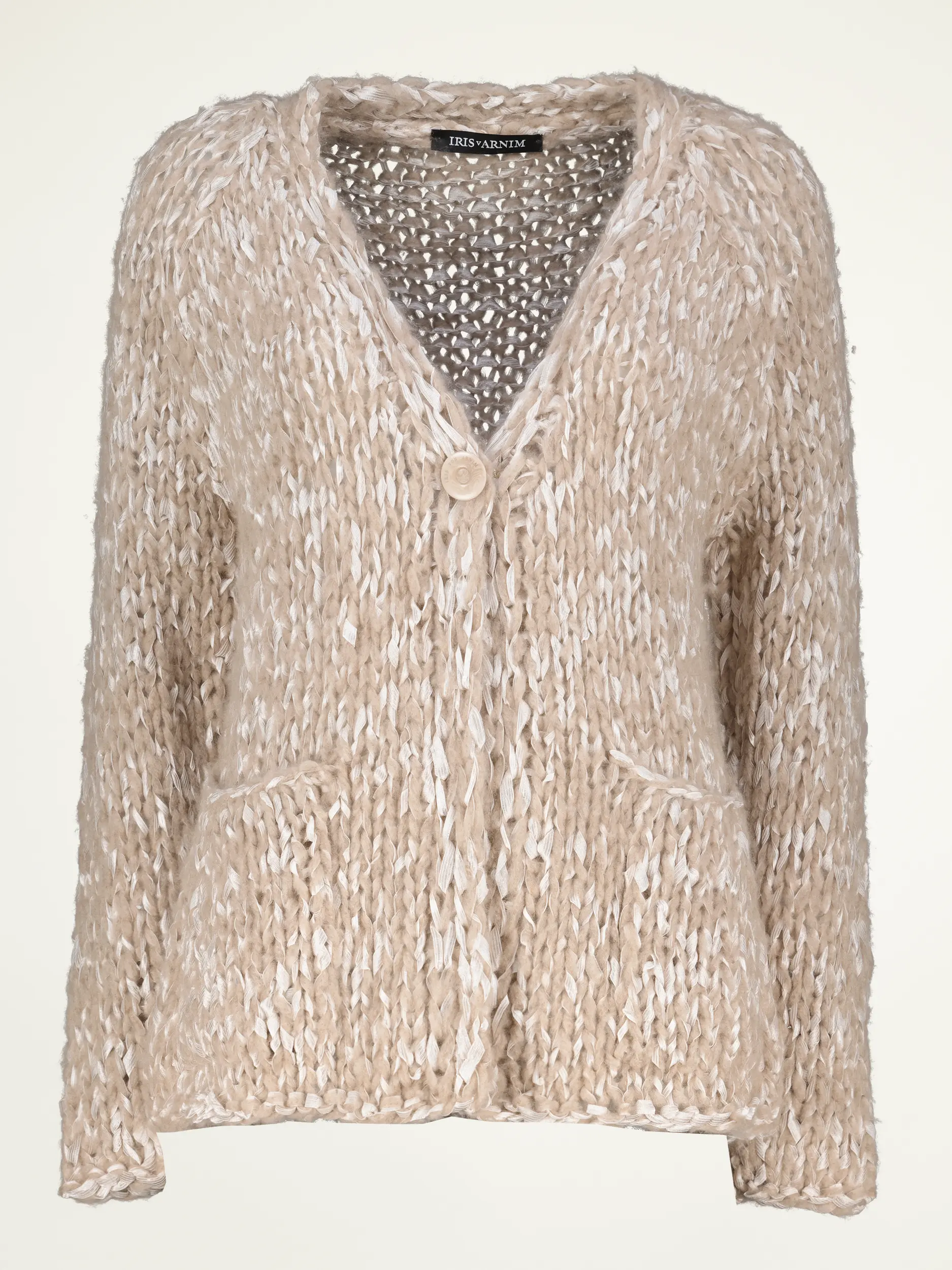 Strickjacke 'Anni' - Artikelansicht - Farbe: Beige