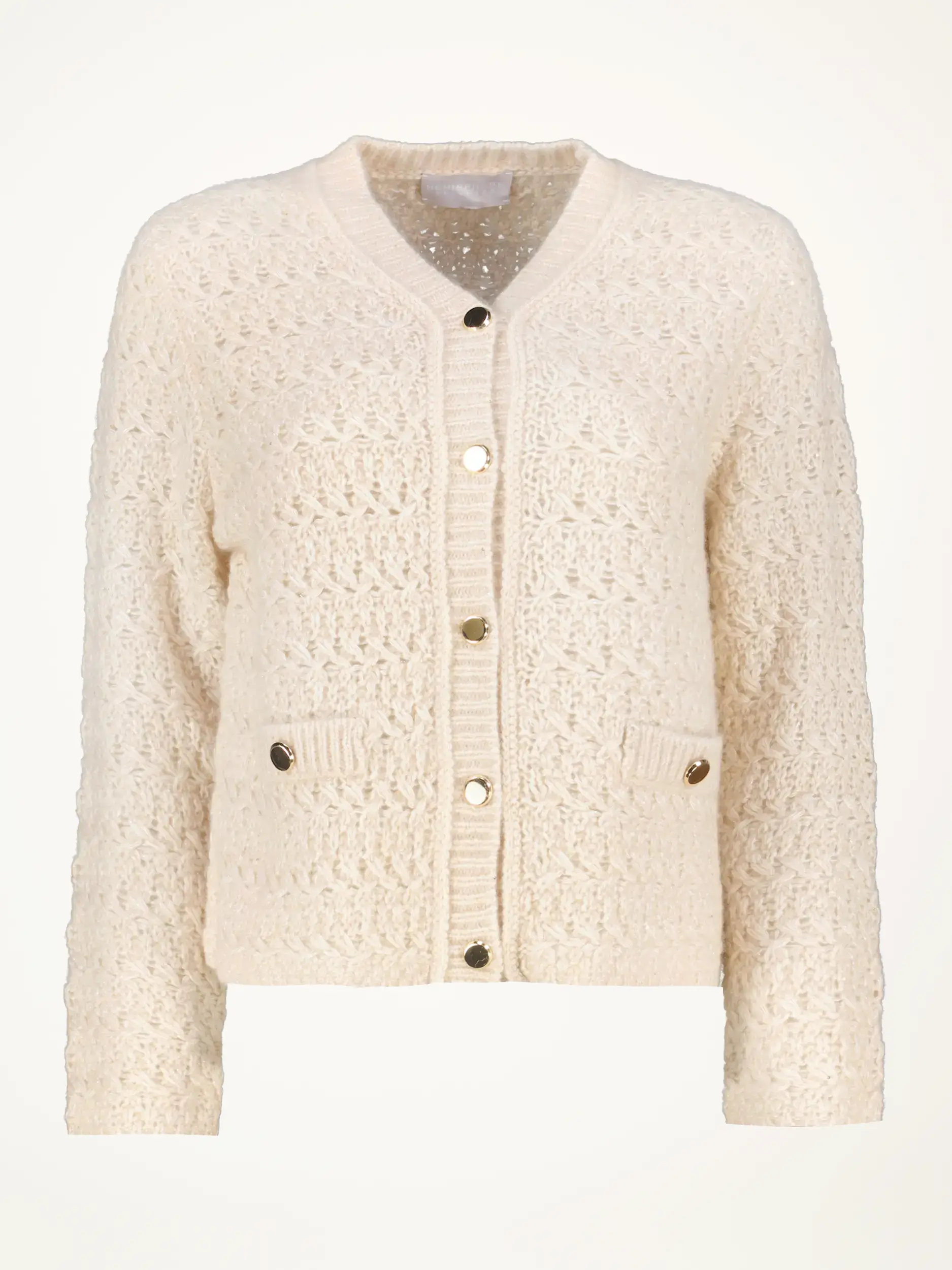 Strickjacke aus Kaschmir - Artikelansicht - Farbe: Beige