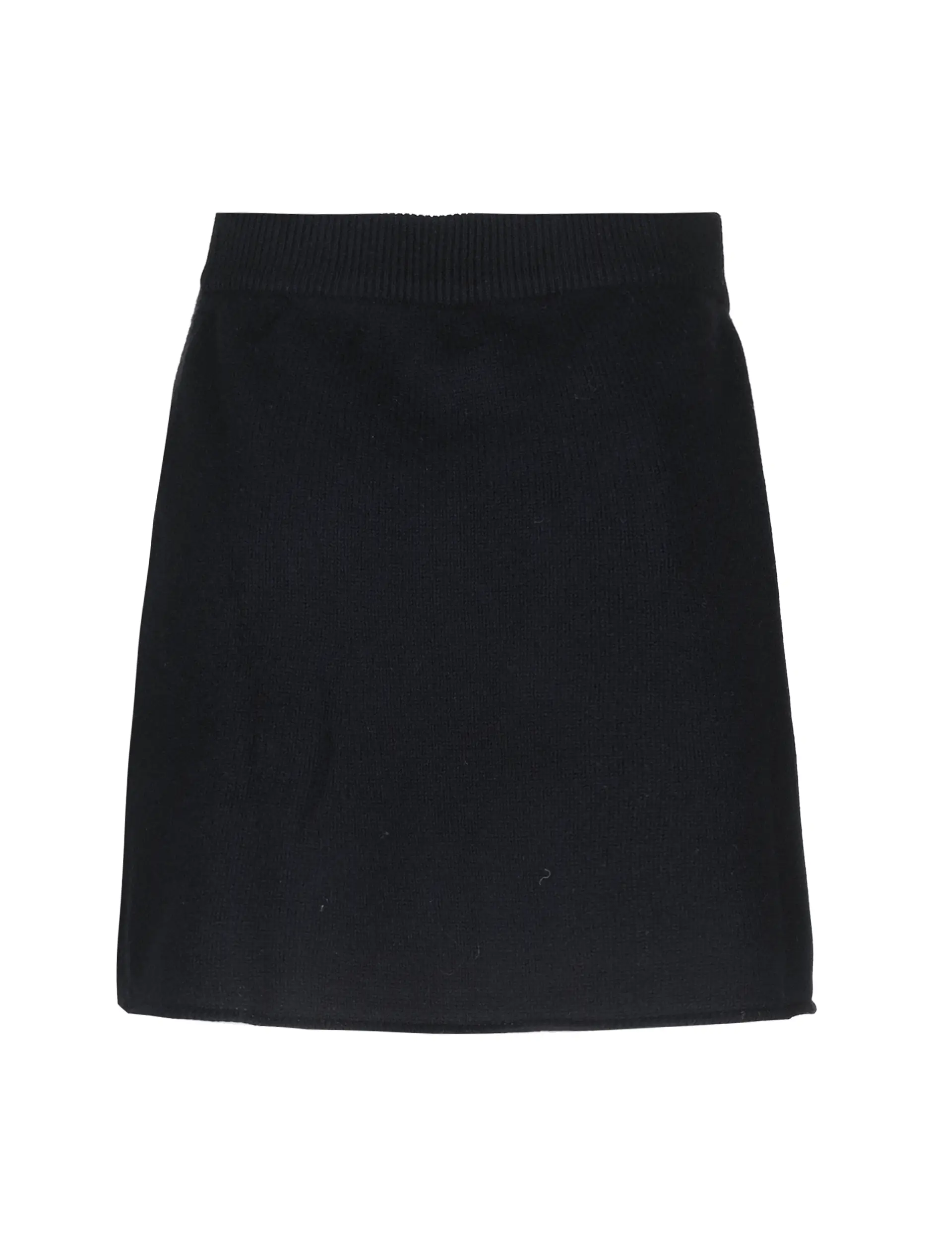 Mini Strickrock Studio 'Laura' aus Kaschmir - Artikel Vorderseite - Farbe: Schwarz