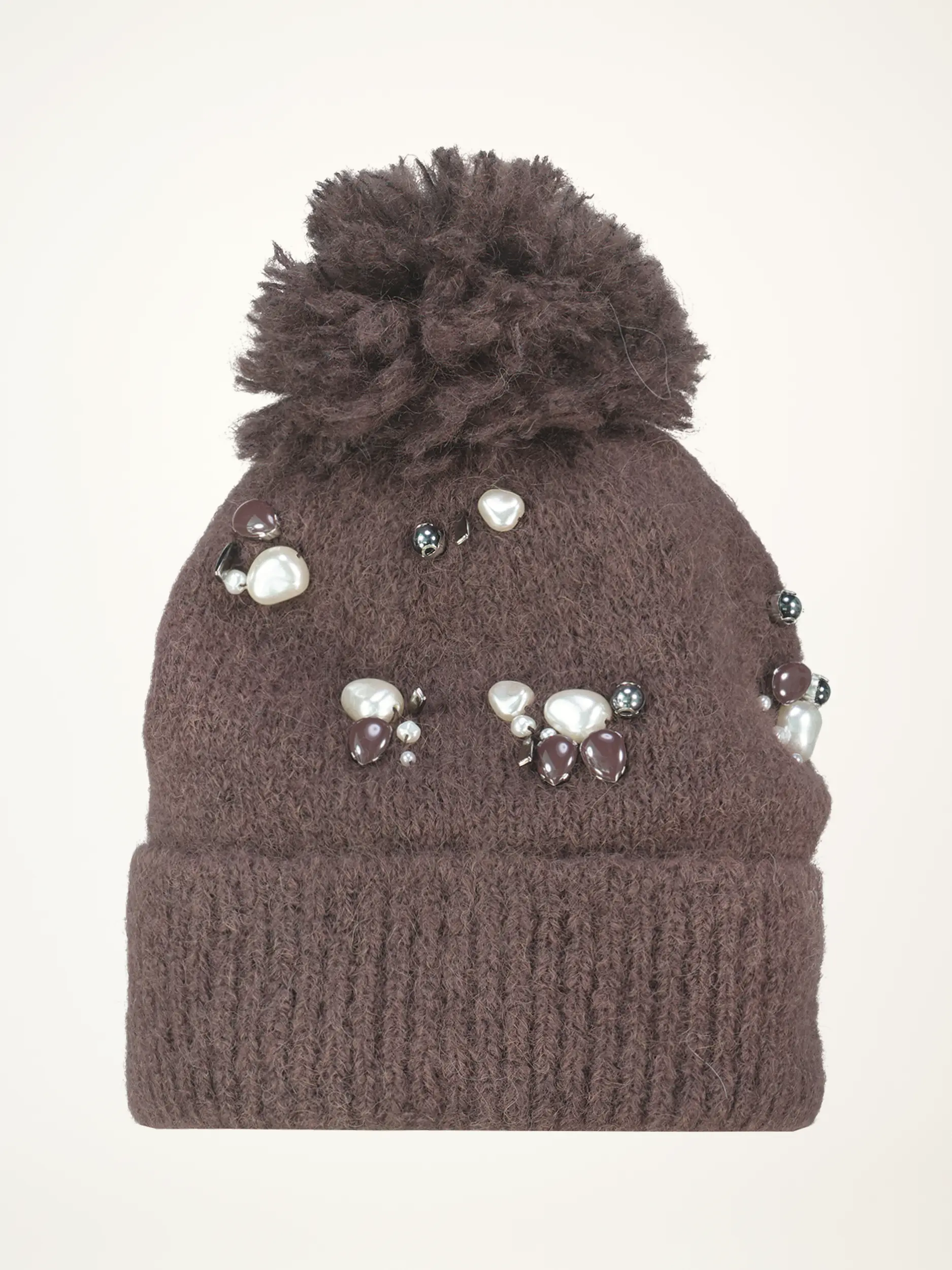Strickmütze 'Loving Touch Beanie' - Artikelansicht - Farbe: Braun