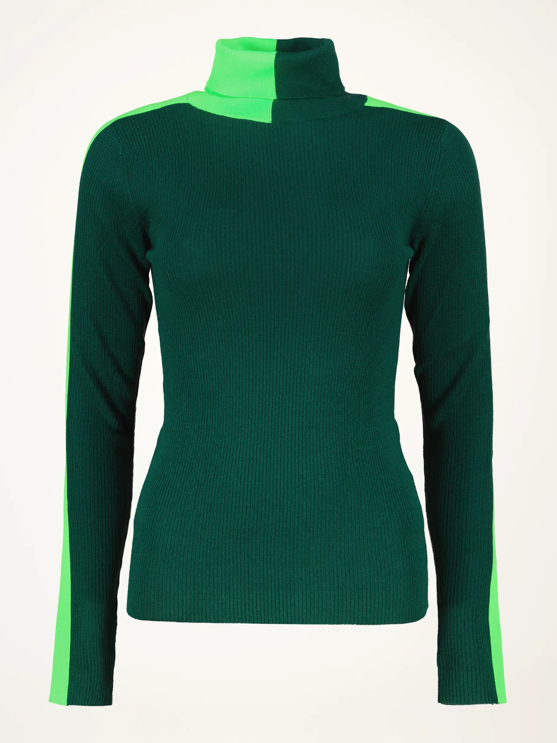 Langarmshirt 'Iffort' mit Tunnelneck - Artikelansicht - Farbe: Grün