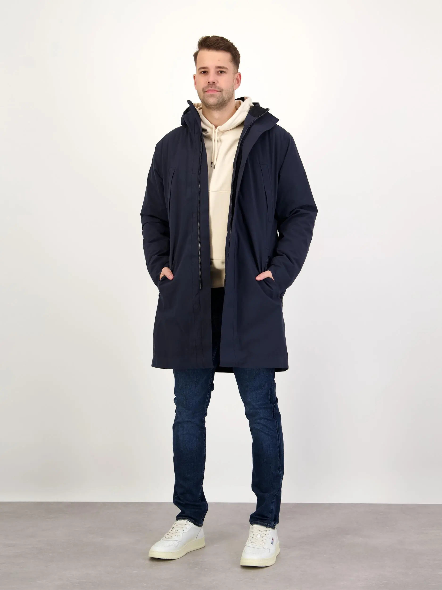 Wasserdichter Parka 'Koov' - Artikelansicht - Farbe: Blau