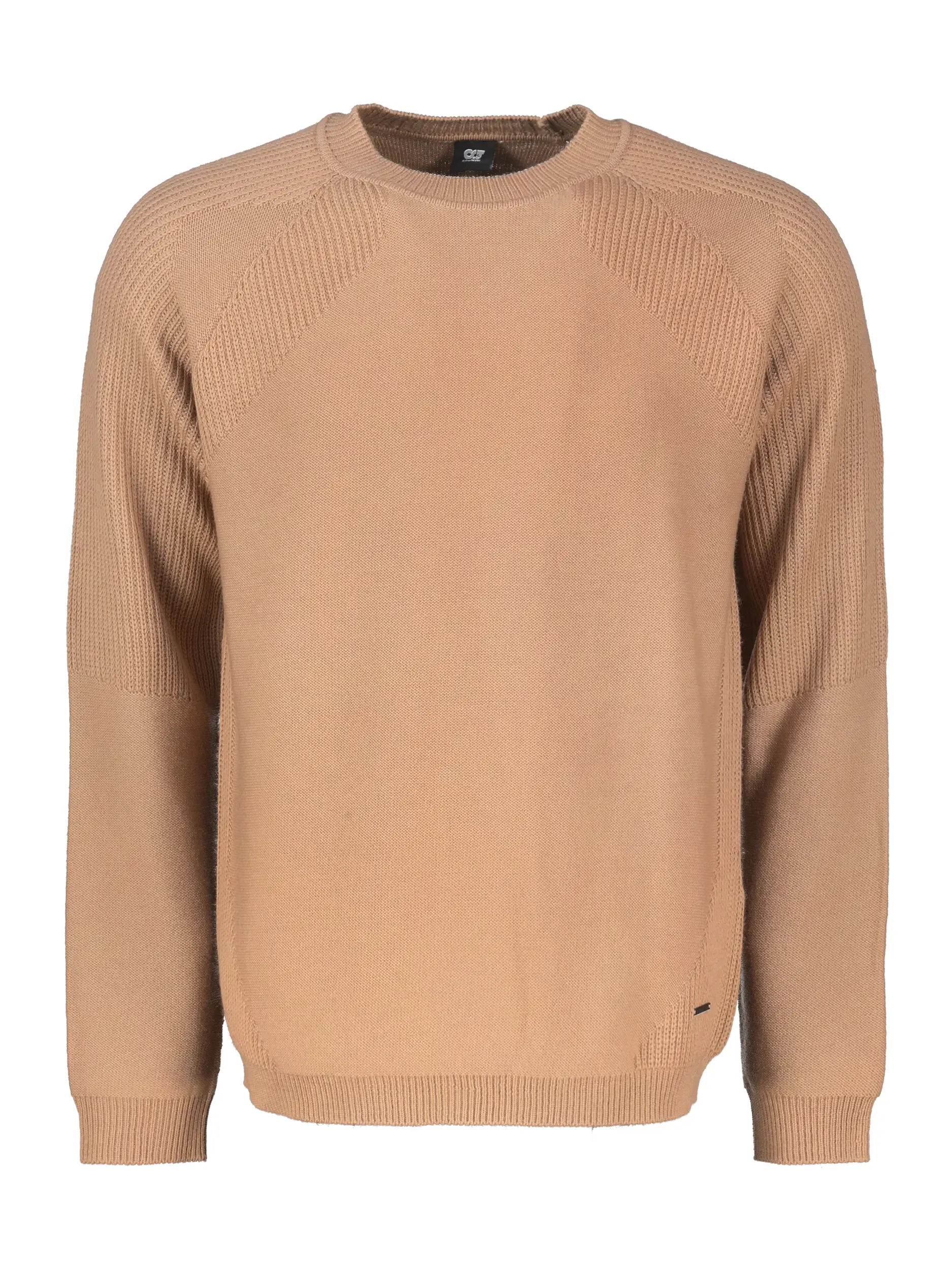 Pullover 'Fleur' aus Woll-Mix langarm - Artikel Vorderseite - Farbe: Braun