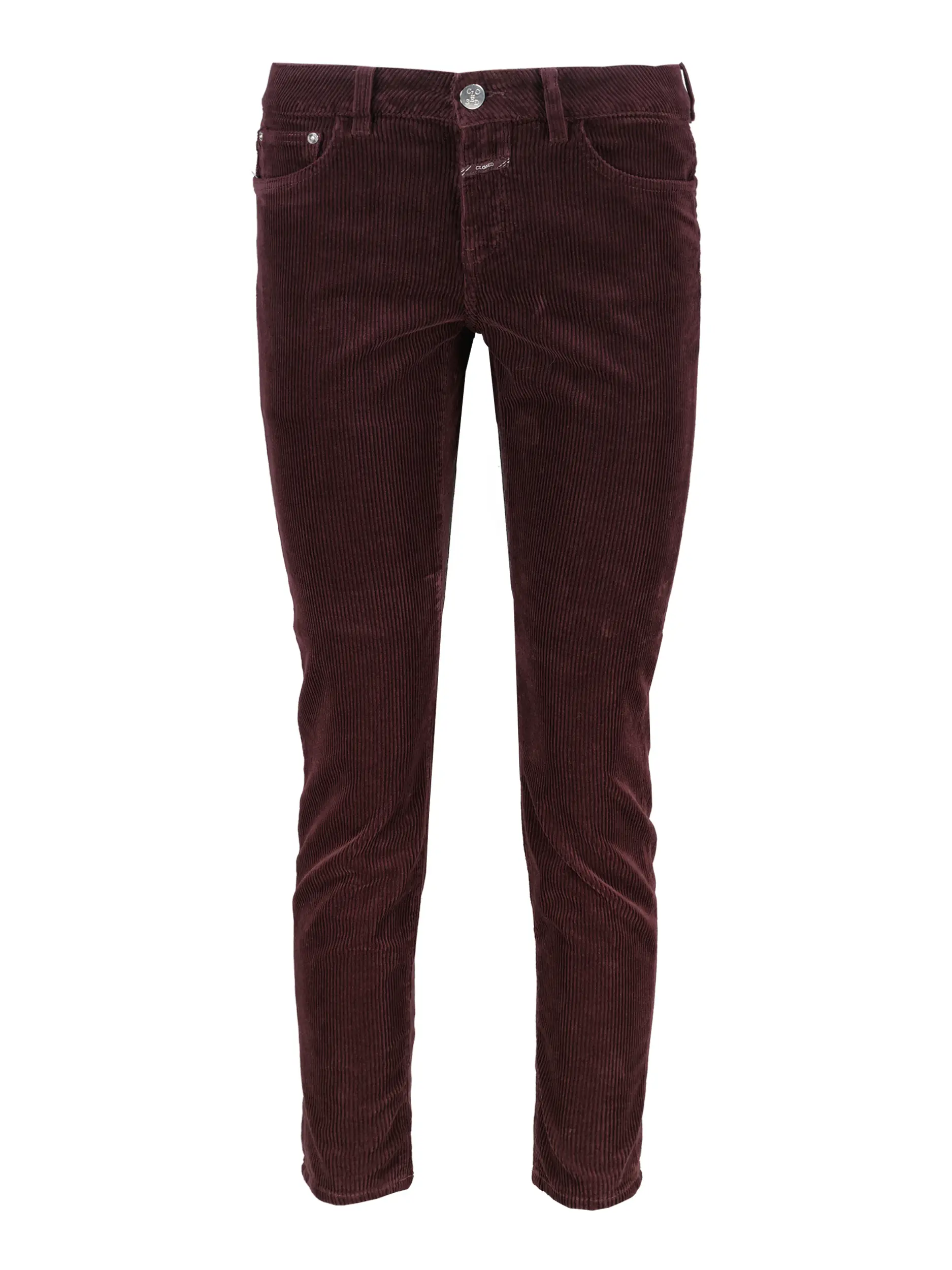Cordhose 'Baker' - Artikel Vorderseite - Farbe: Rot