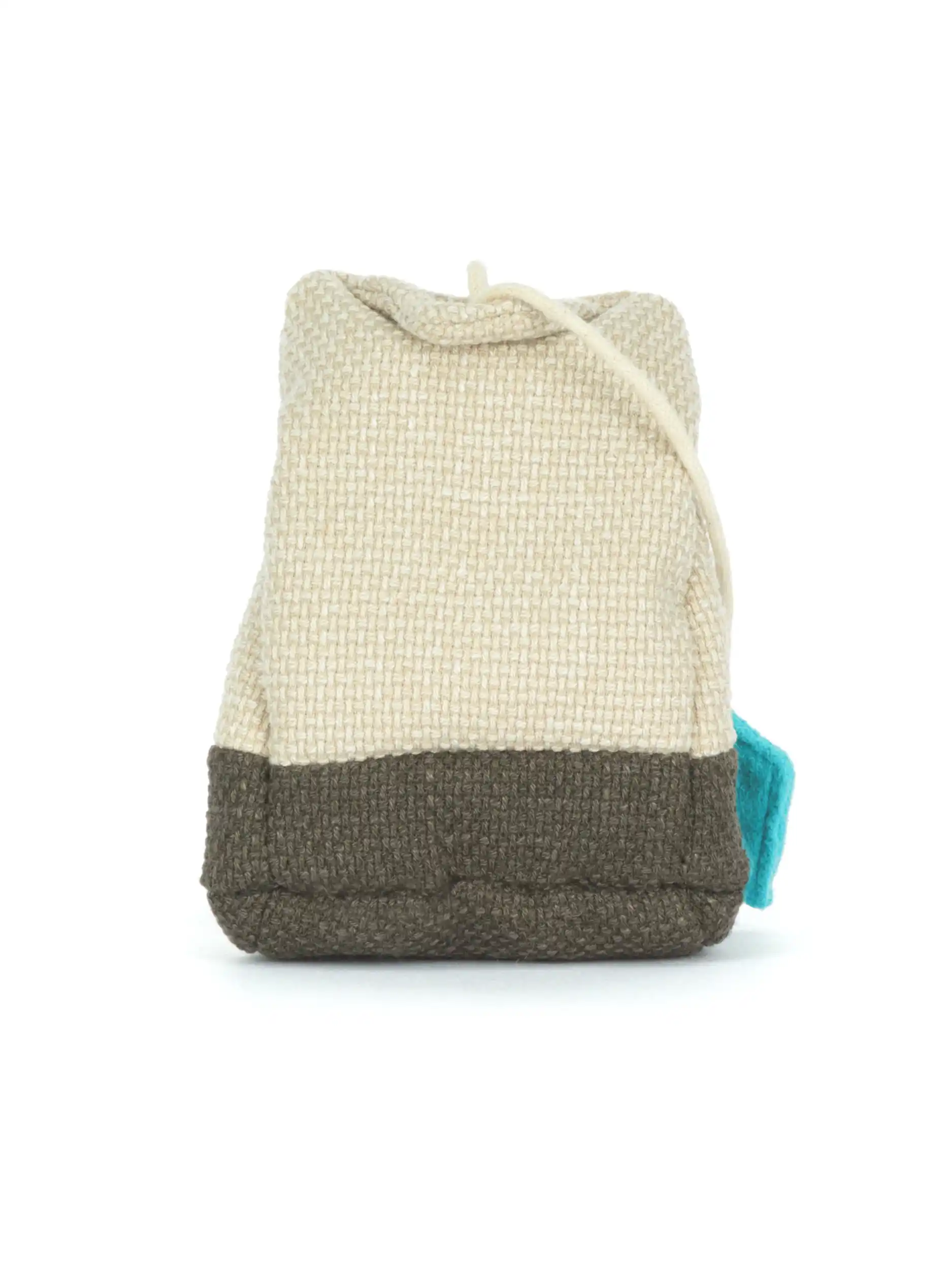 Jellycat-Stofftier 'Amuseables Steepy Tea Bag' - Artikel Rückseite - Farbe: Creme