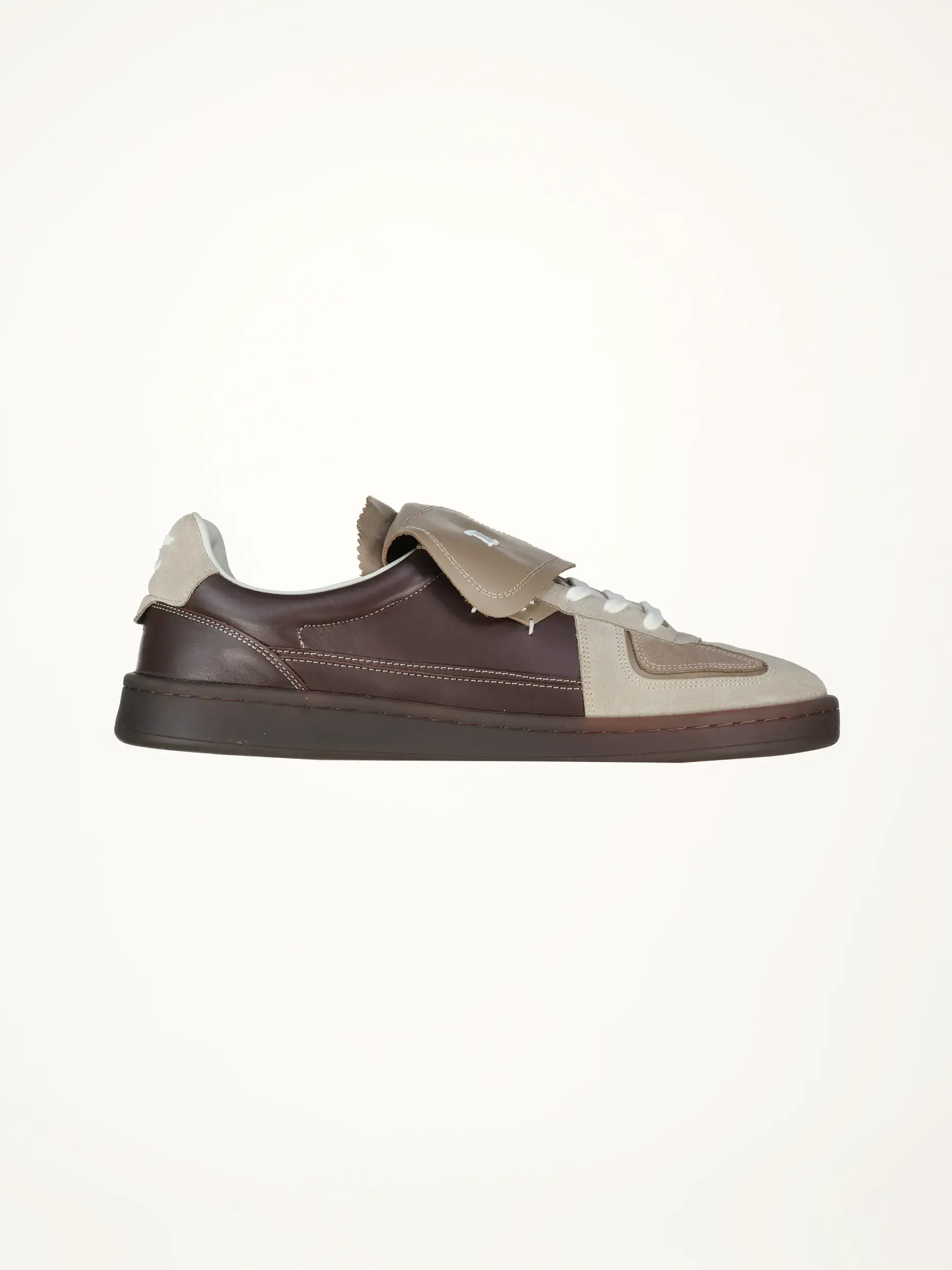 Sneaker 'Big Bang' aus Leder - Artikelansicht - Farbe: Braun