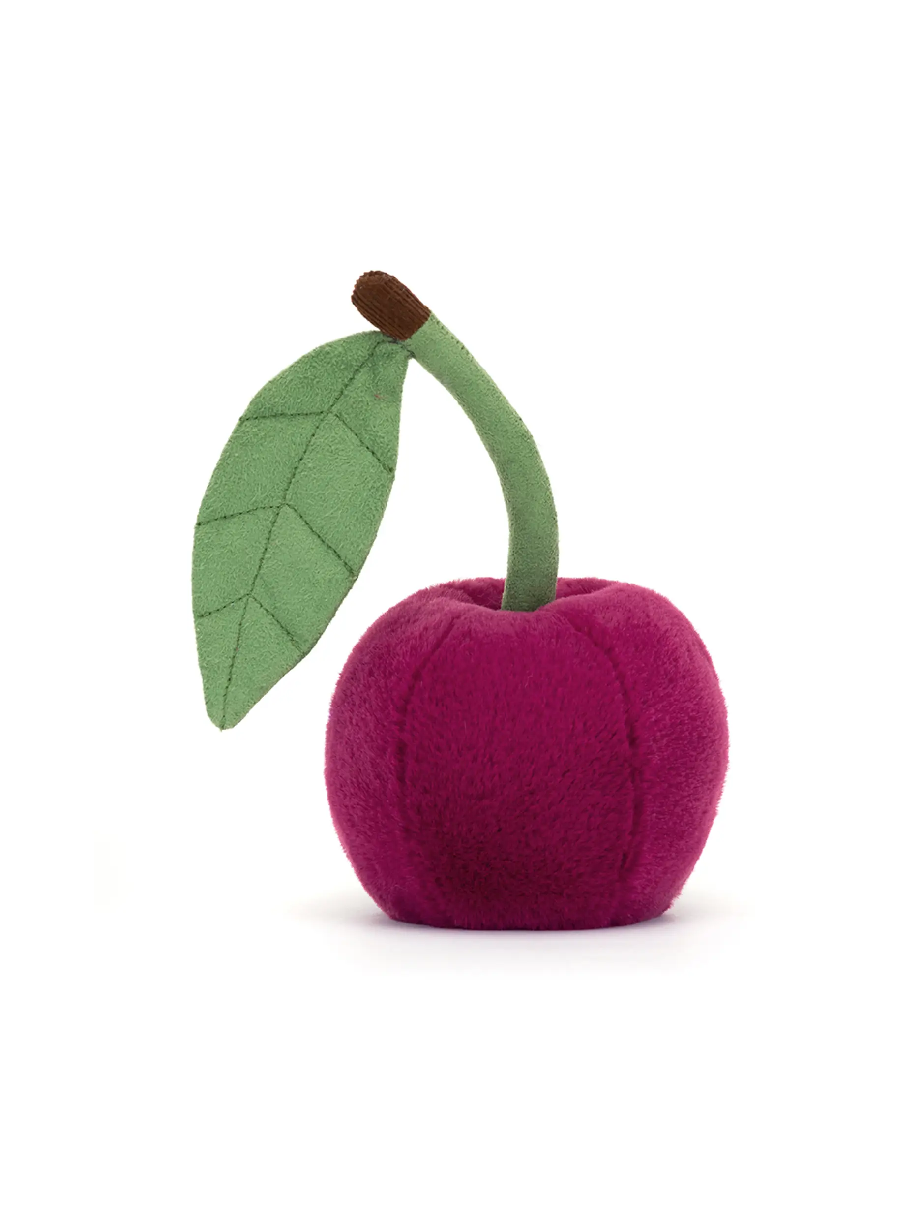 Jellycat-Stofftier 'Amuseables Cherry' - Artikel Rückseite - Farbe: Rot