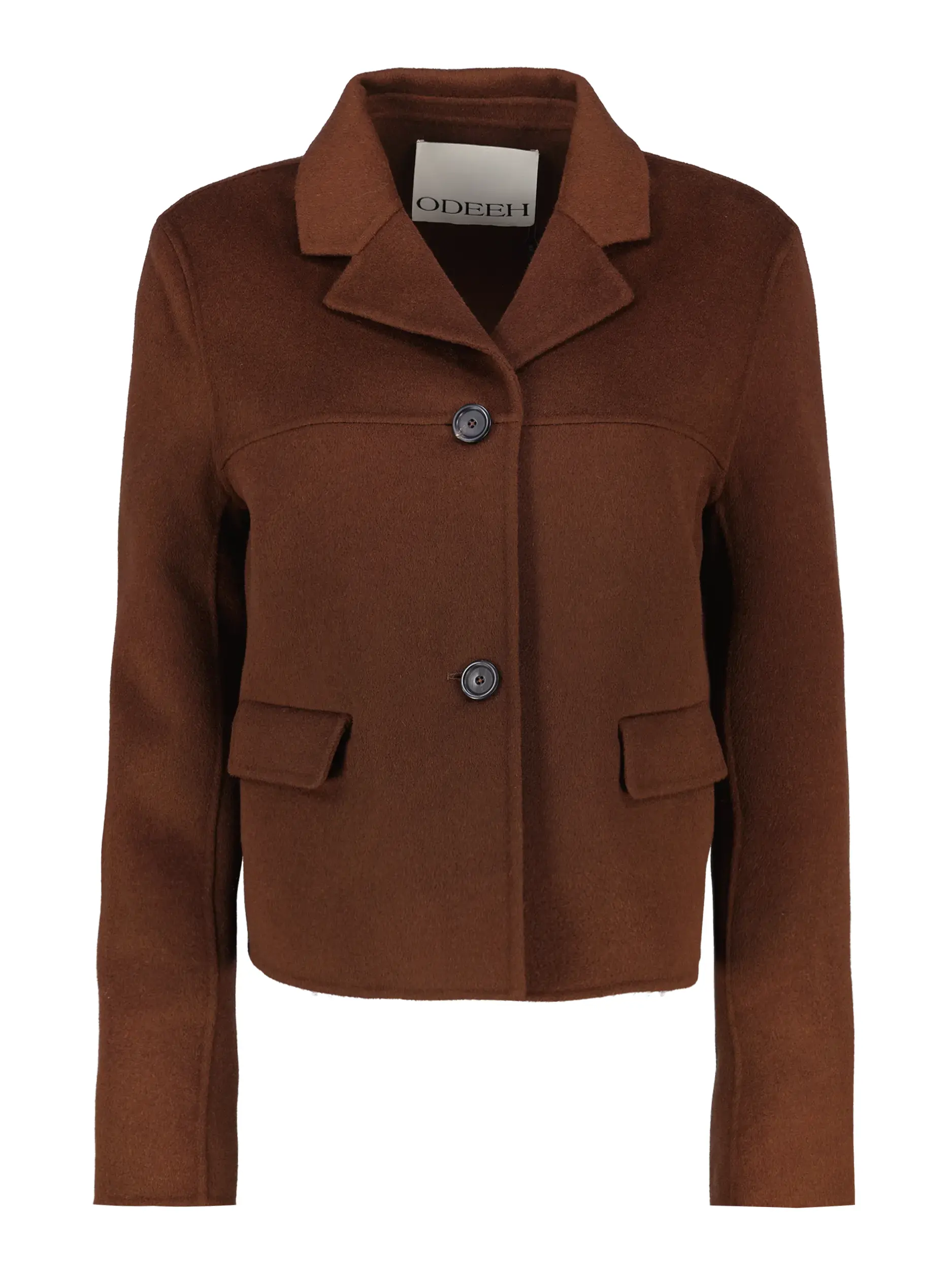 Wolljacke - Artikel Vorderseite - Farbe: Braun