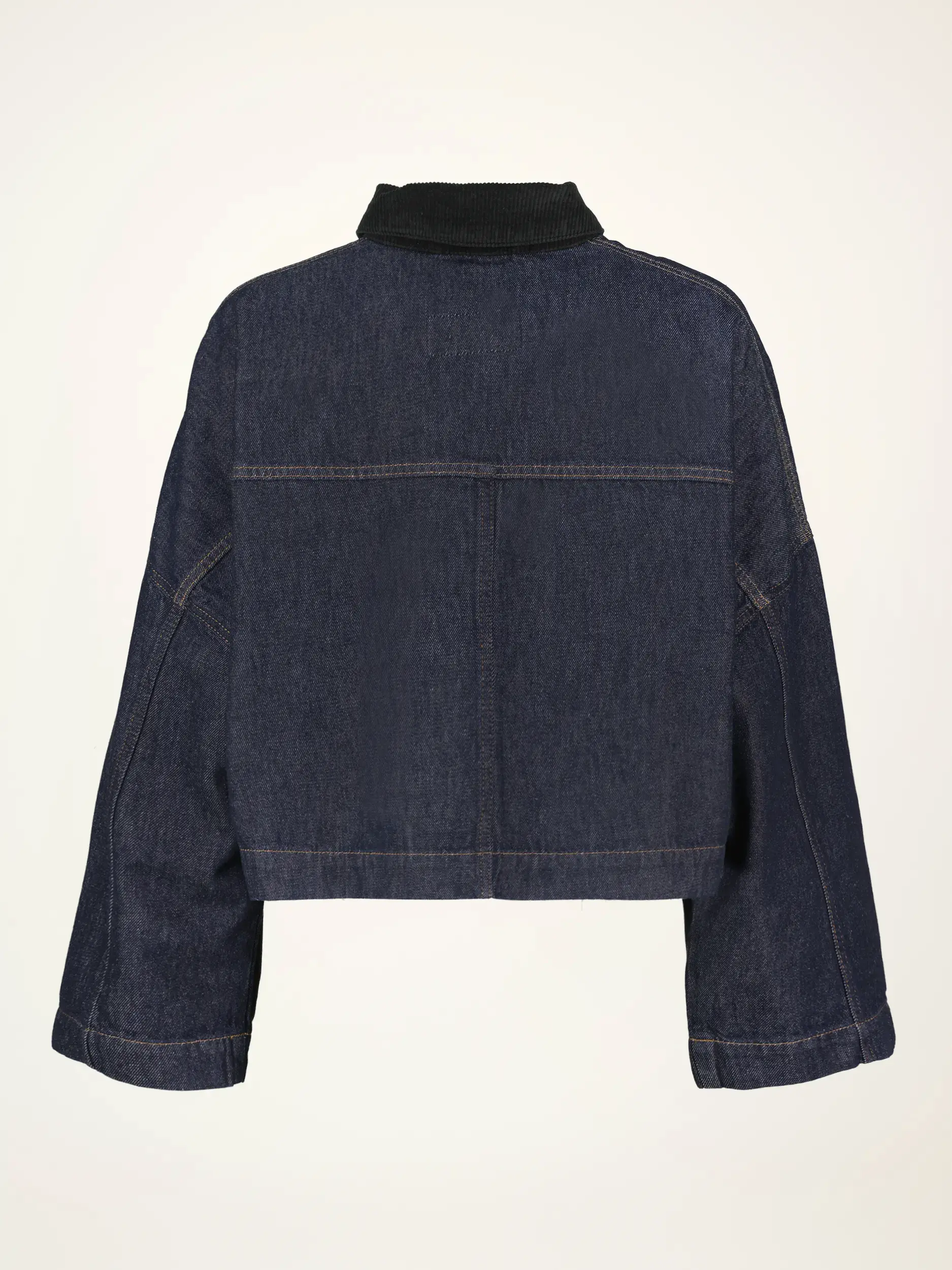 Oversized Jeansjacke 'Holbrooks' - Artikel Rückseite - Farbe: Blau
