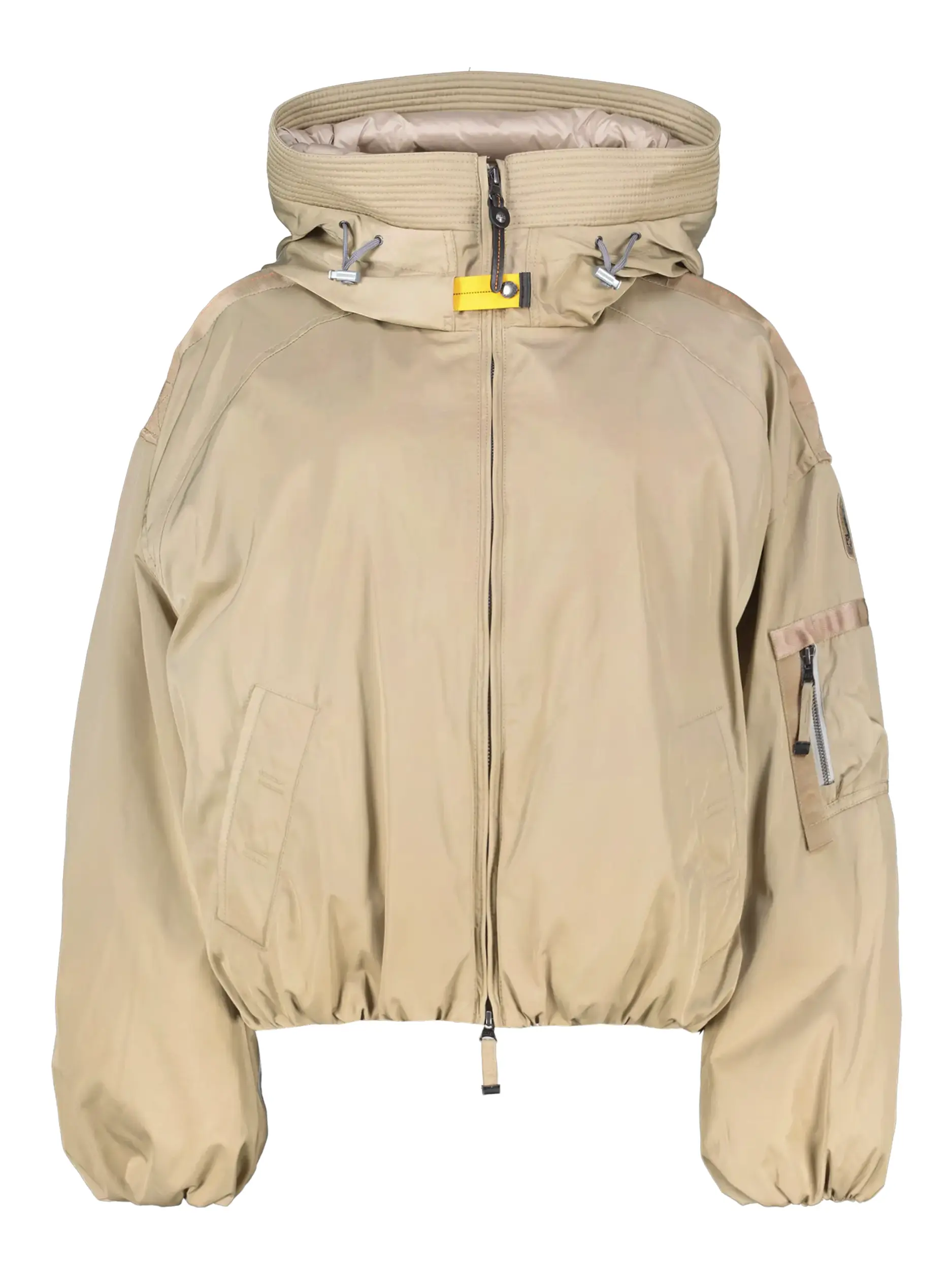Wasserabweisende Jacke 'Naadz' - Artikel Vorderseite - Farbe: Braun