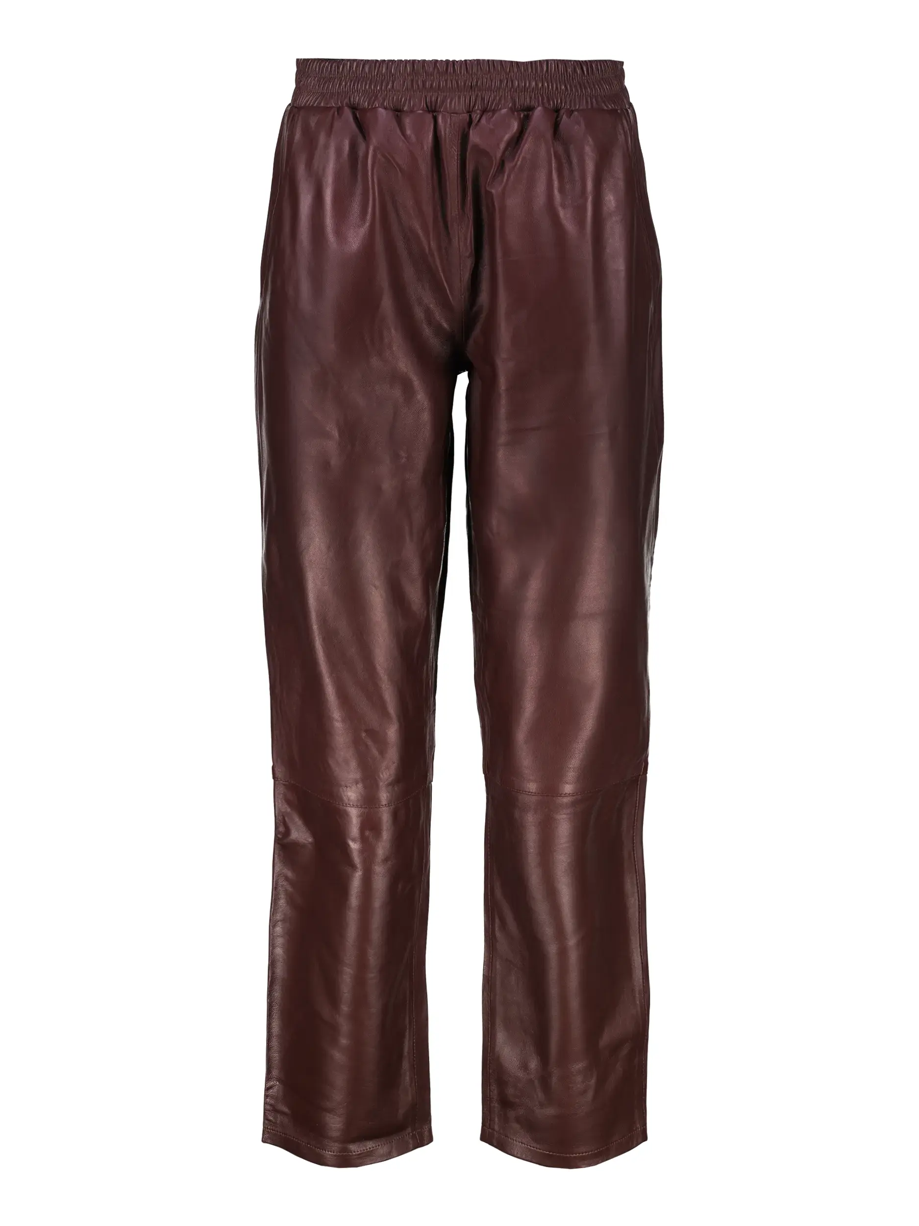 Lederhose 'Cynthian' - Artikel Vorderseite - Farbe: Rot