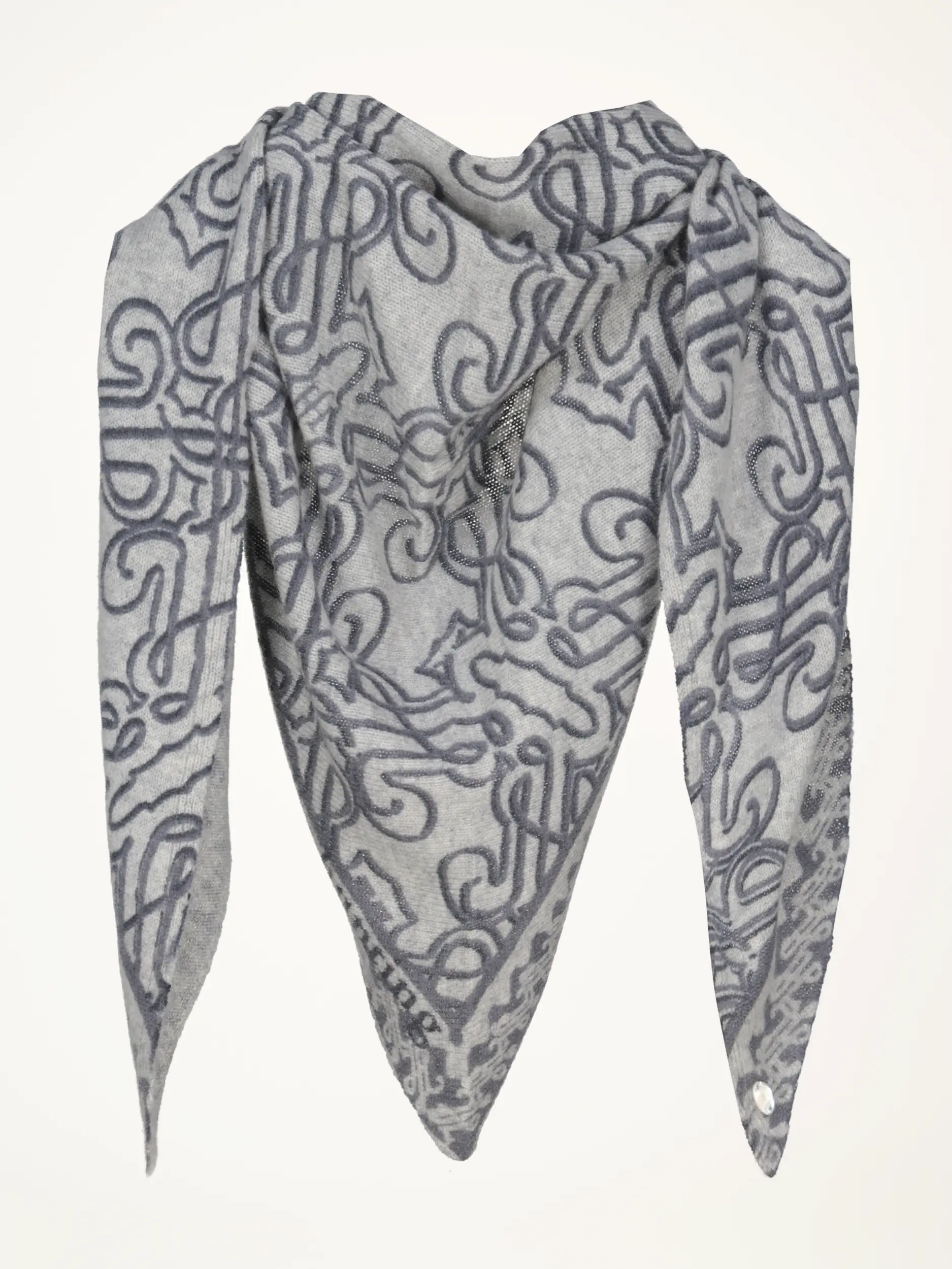 Tuch 'Seal' aus Kaschmir  - Artikelansicht - Farbe: Grau