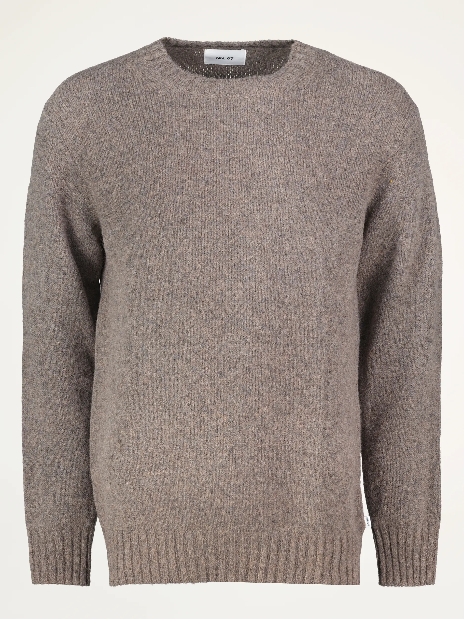 Pullover 'Lee' aus Merinowoll-Mix langarm - Artikelansicht - Farbe: Braun