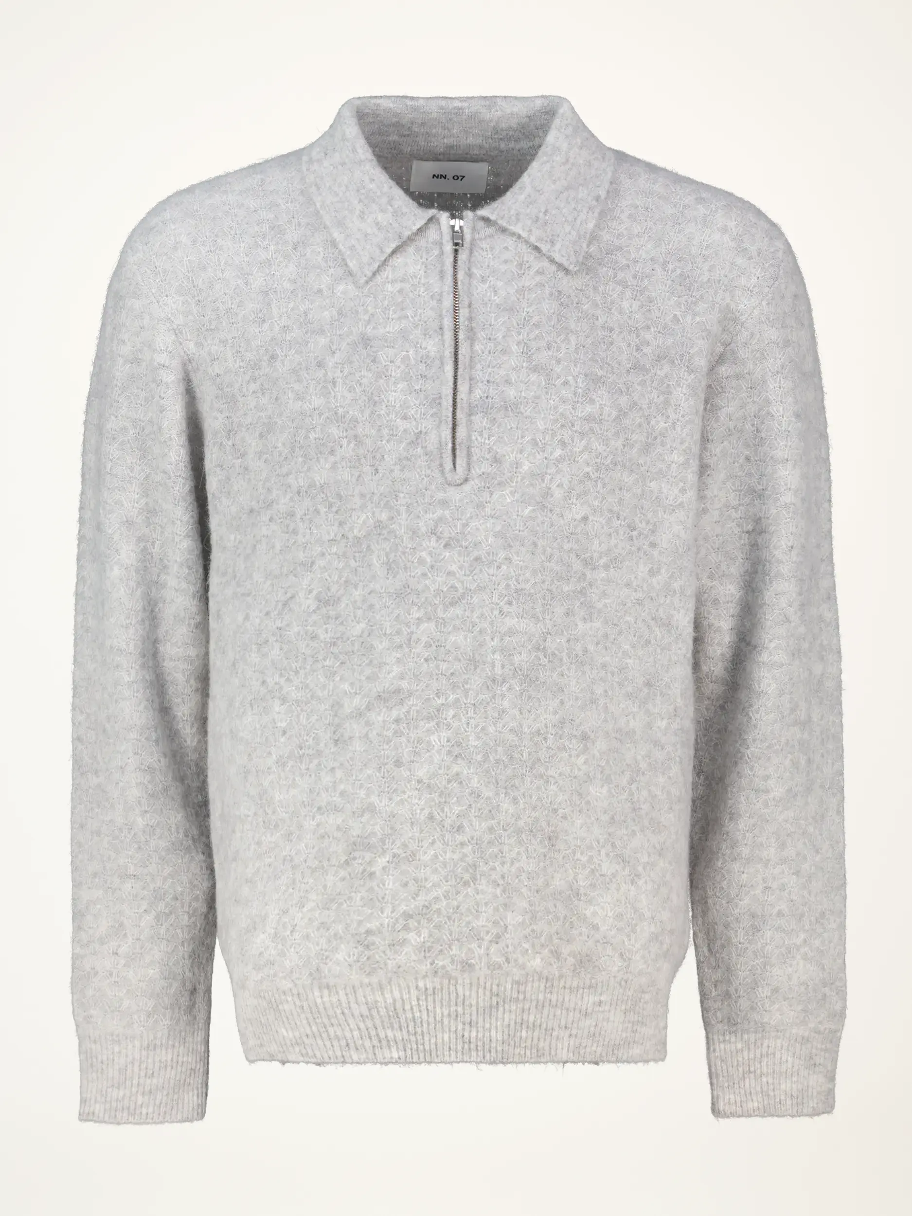 Pullover 'Alfie' aus Woll-Mix langarm - Artikelansicht - Farbe: Grau