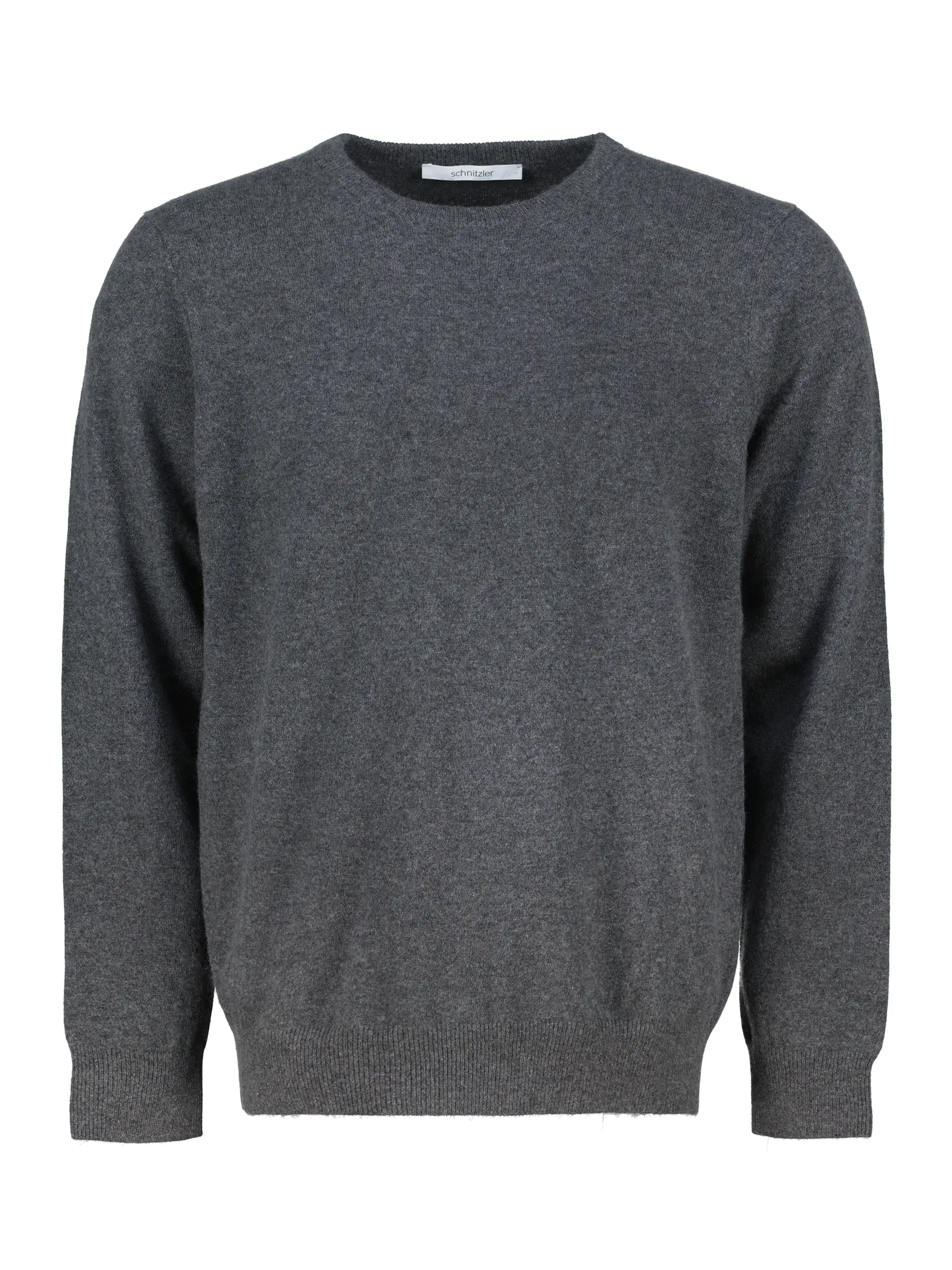 Pullover aus Kaschmir langarm - Artikel Vorderseite - Farbe: Grau