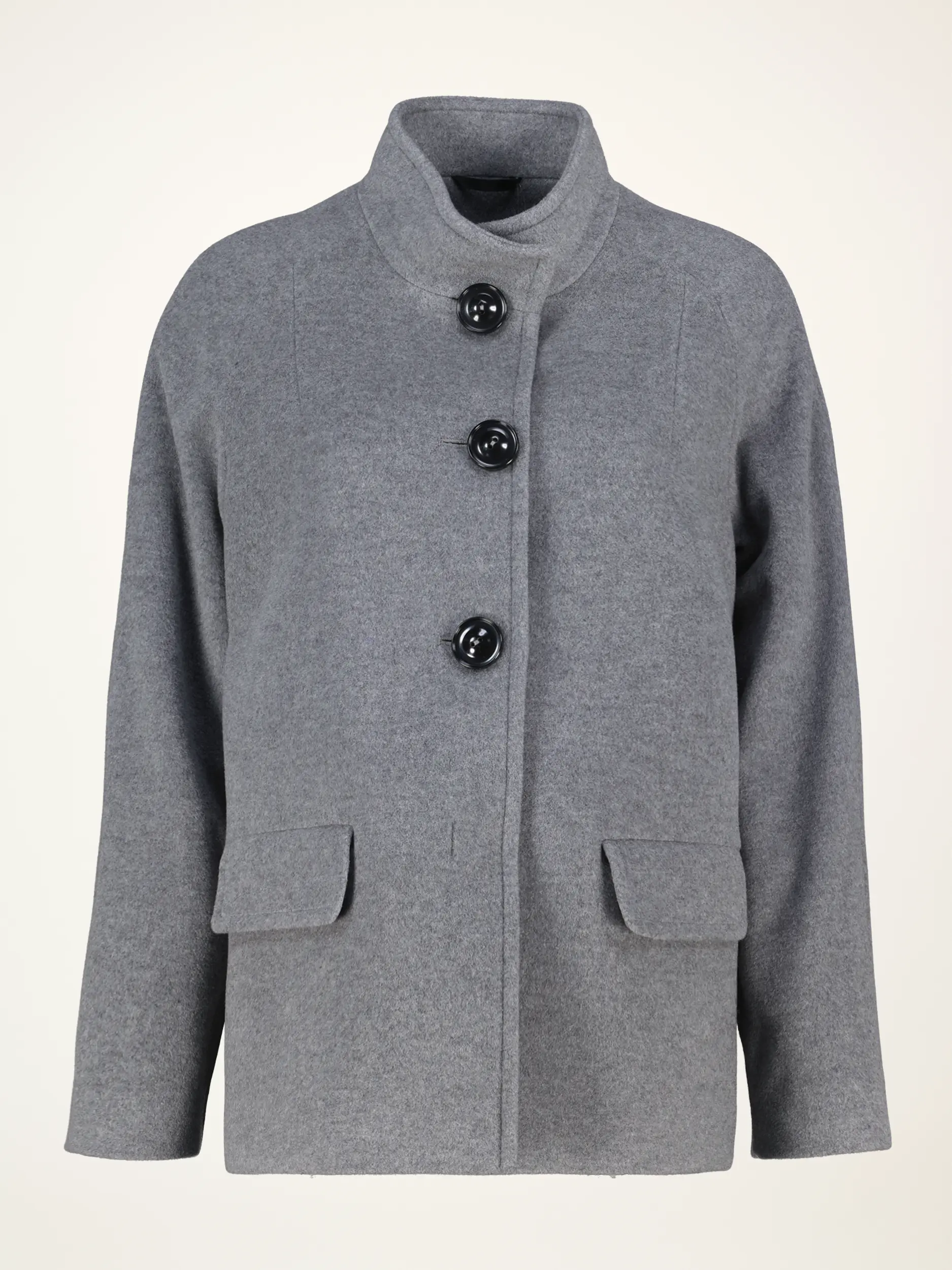 Wolljacke - Artikelansicht - Farbe: Grau Wolljacke - Artikelansicht - Farbe: Grau