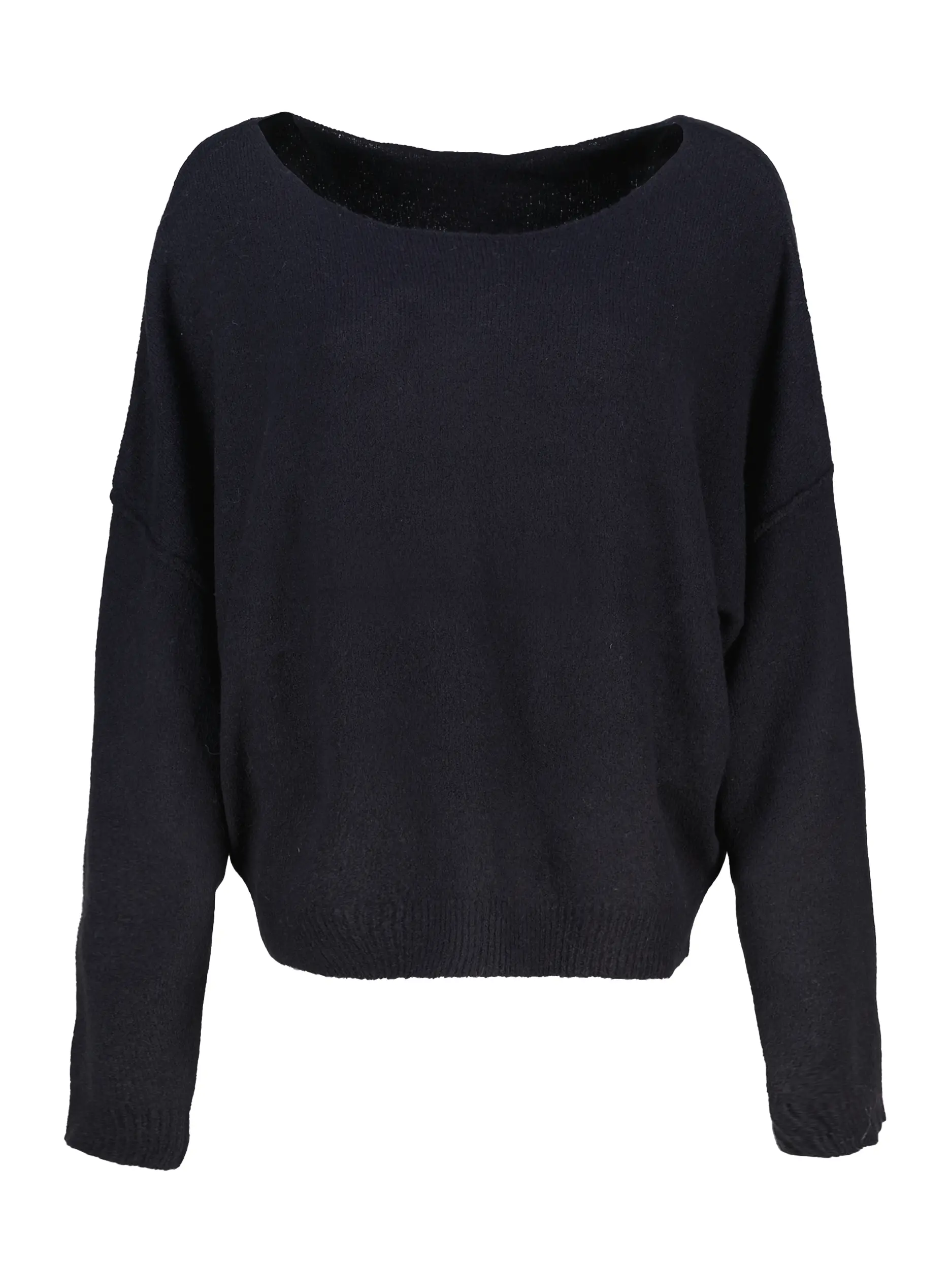 Pullover 'Dam' langarm - Artikel Vorderseite - Farbe: Schwarz