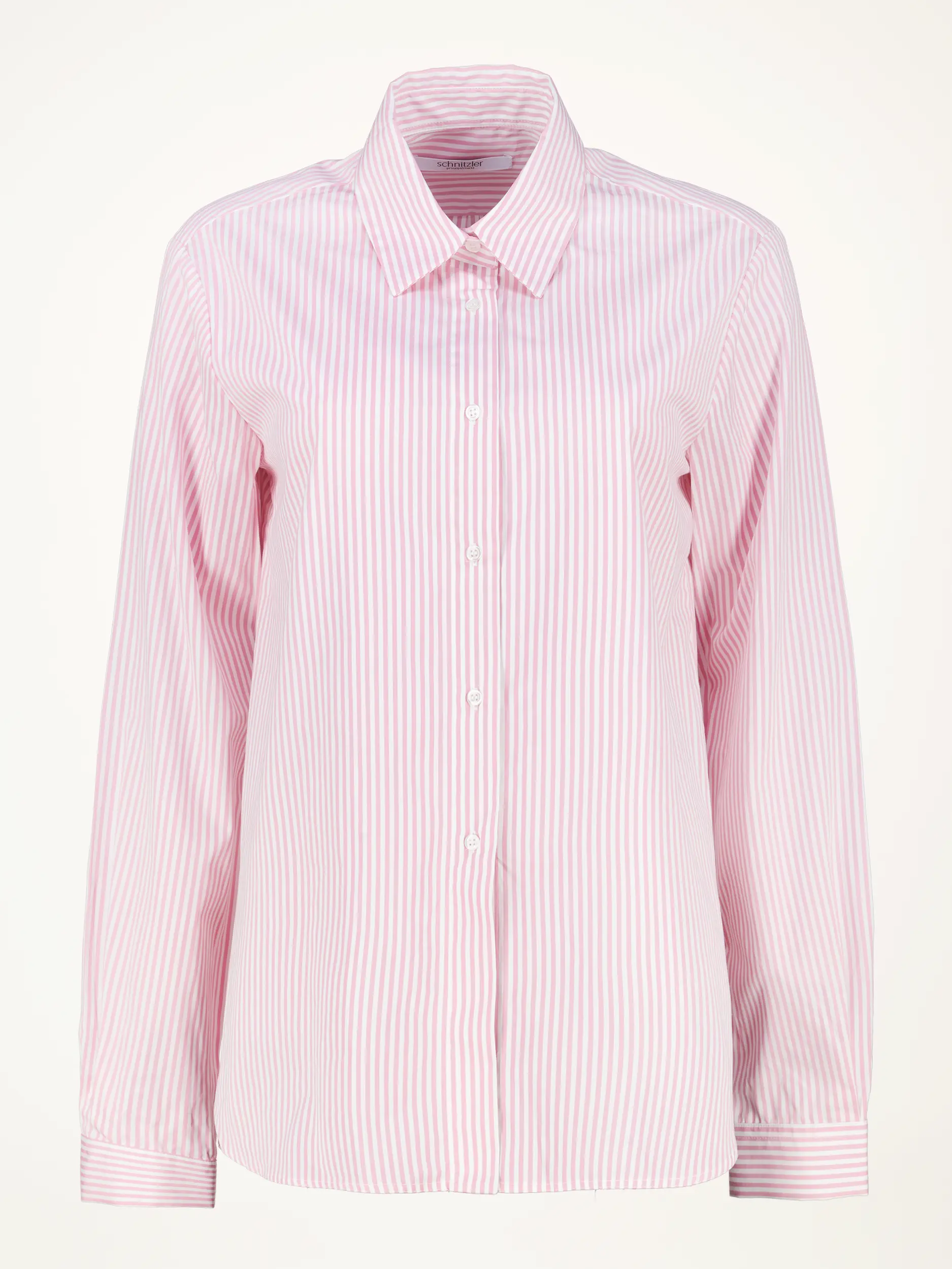 Gestreifte Baumwollbluse - Artikelansicht - Farbe: Rosa&Pink Gestreifte Baumwollbluse - Artikelansicht - Farbe: Rosa&Pink