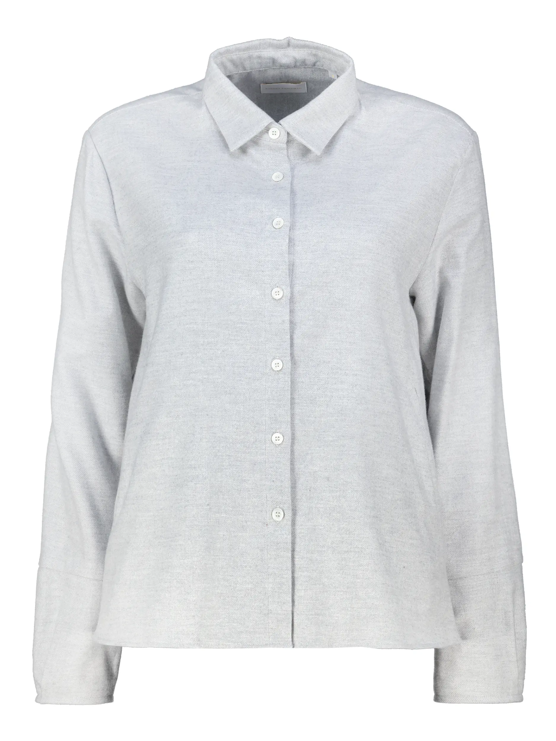 Flanellbluse 'Tiny' - Artikel Vorderseite - Farbe: Grau