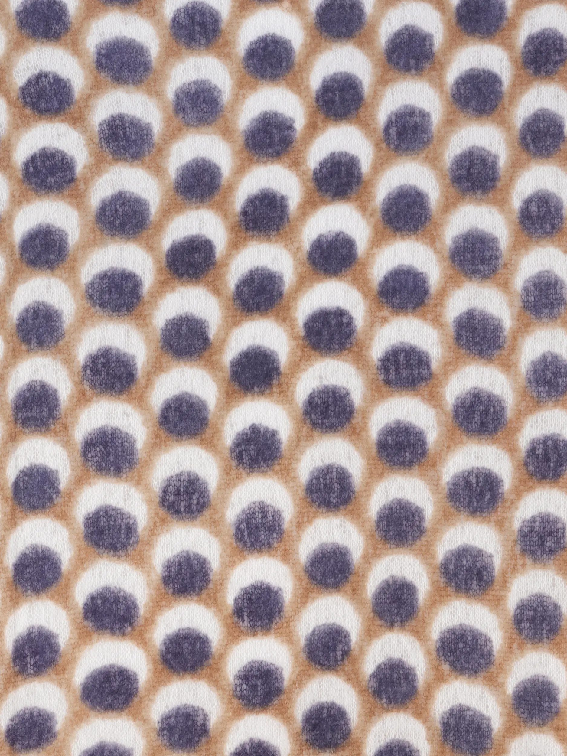 Gepunkteter Schal 'Nisol' aus 100% Kaschmir - Artikel weitere Detailansicht 1 - Farbe: Blau