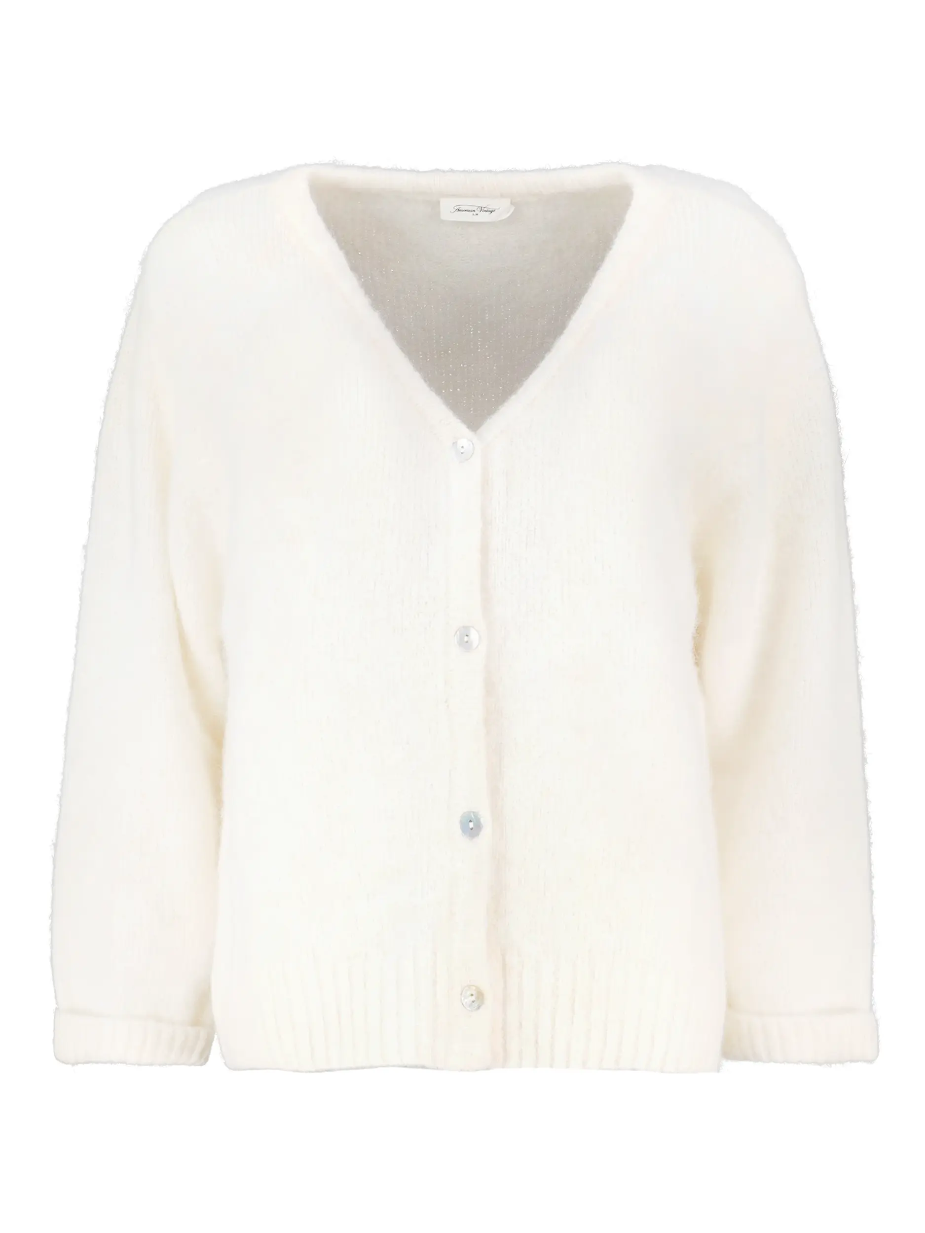 Strickjacke 'East' - Artikel Vorderseite - Farbe: Creme