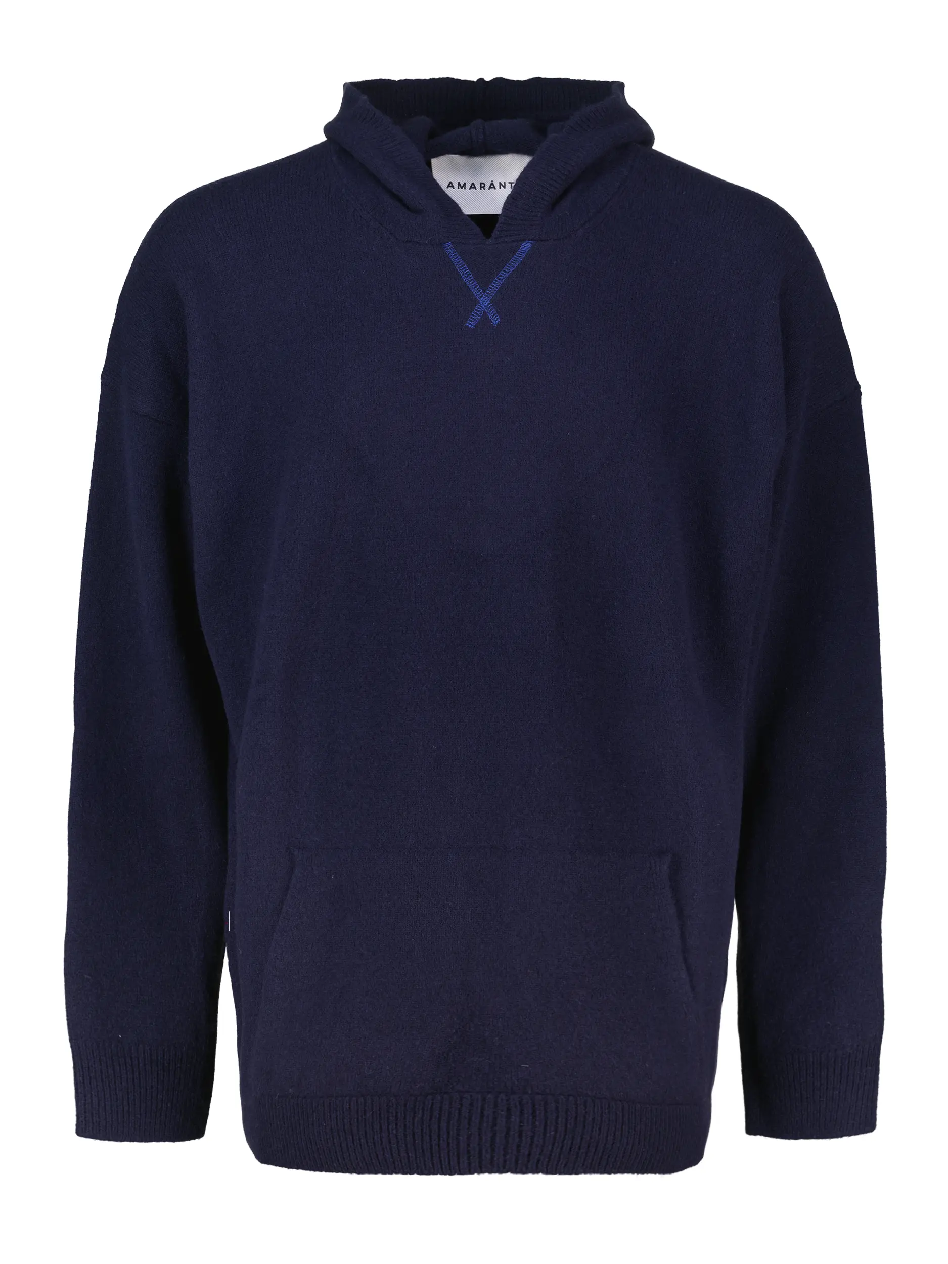 Pullover aus Wolle langarm - Artikel Vorderseite - Farbe: Blau