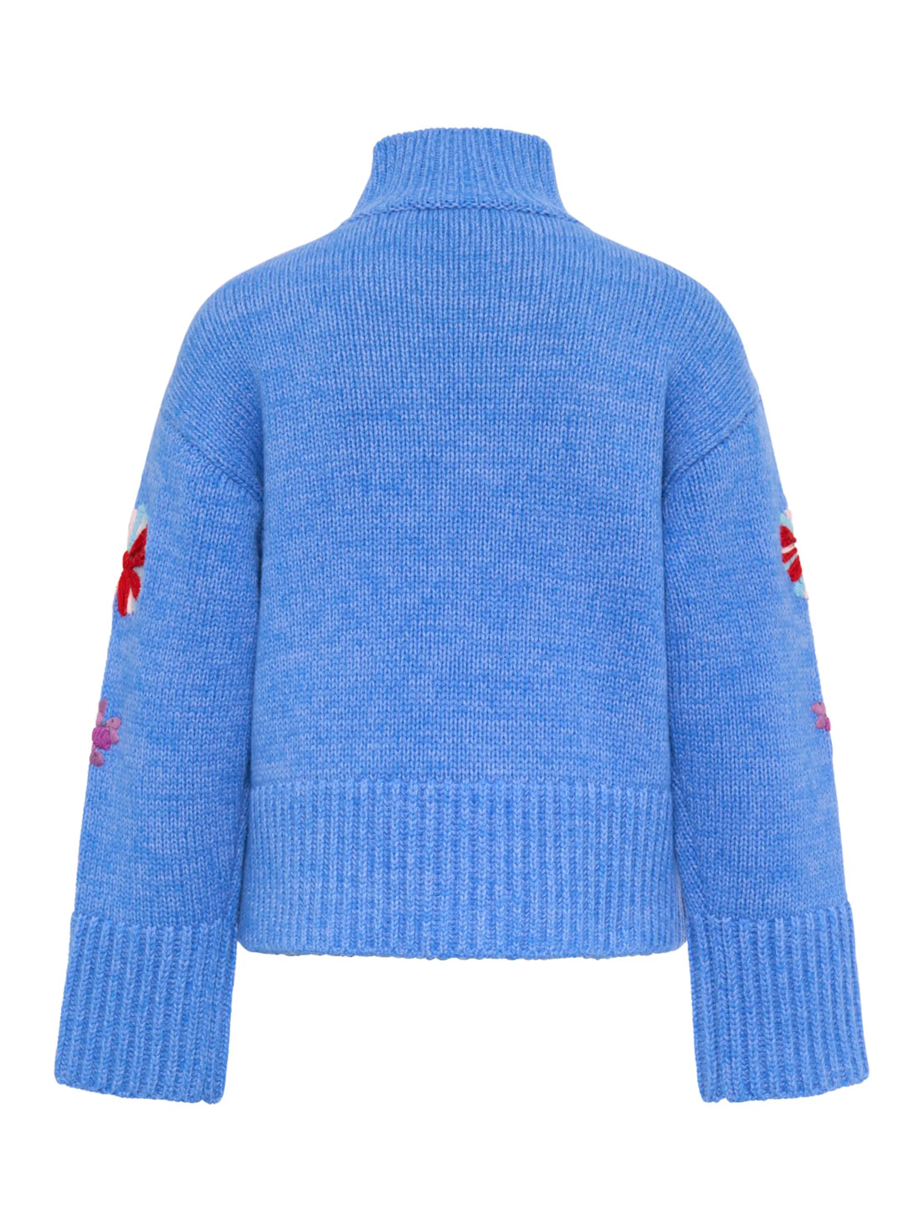 Pullover - Artikel Rückseite - Farbe: Blau