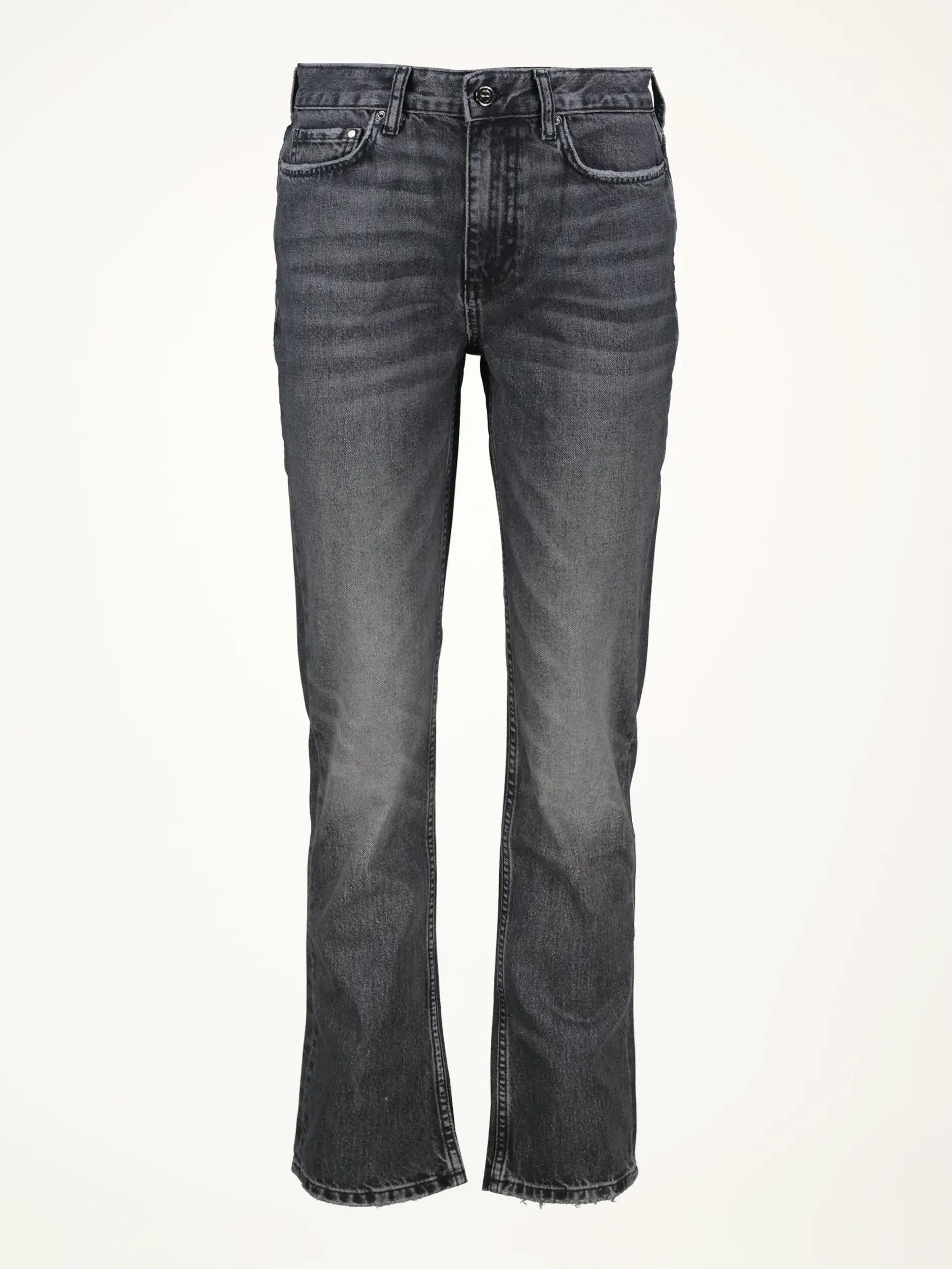 Jeans 'Bruno' high waist straight leg - Artikelansicht - Farbe: Grau