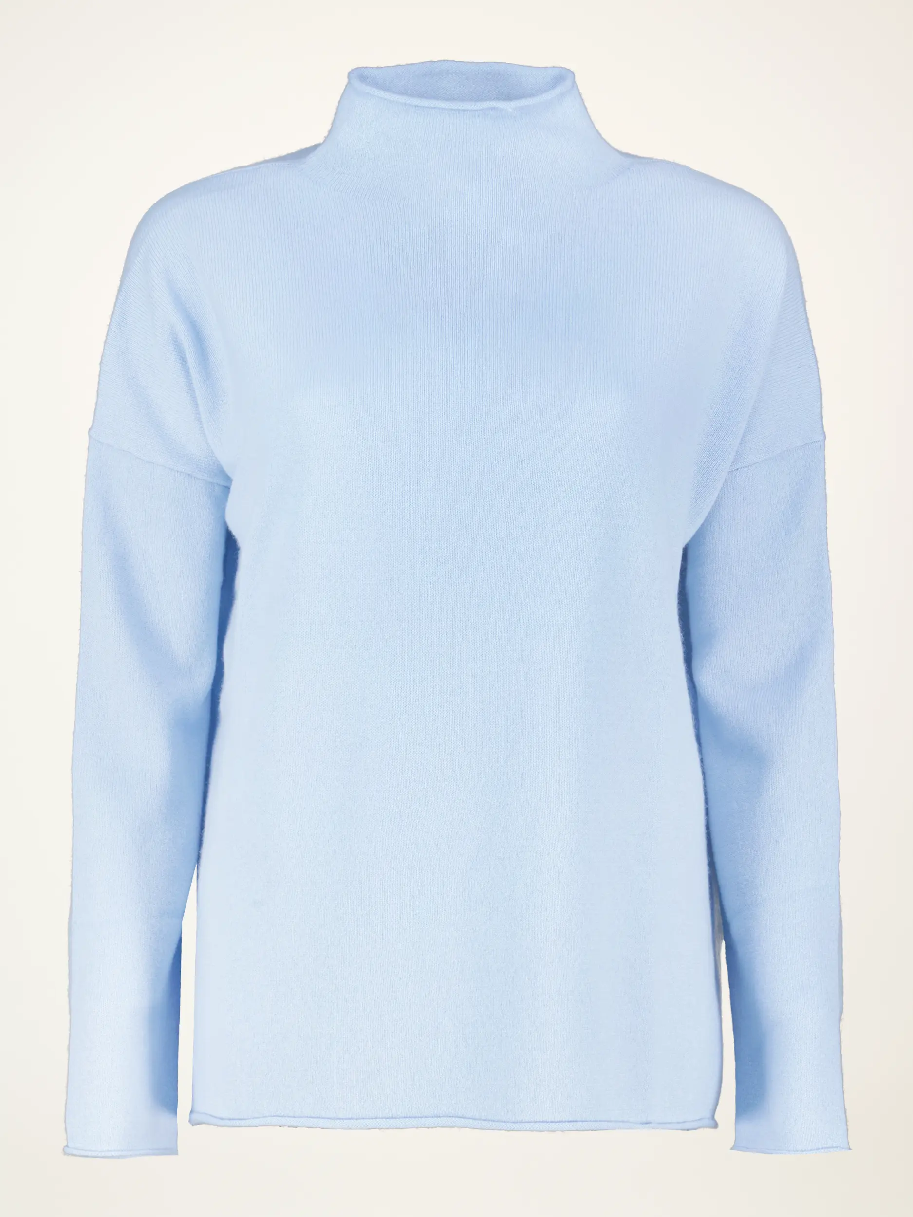 Pullover aus Kaschmir langarm - Artikelansicht - Farbe: Blau