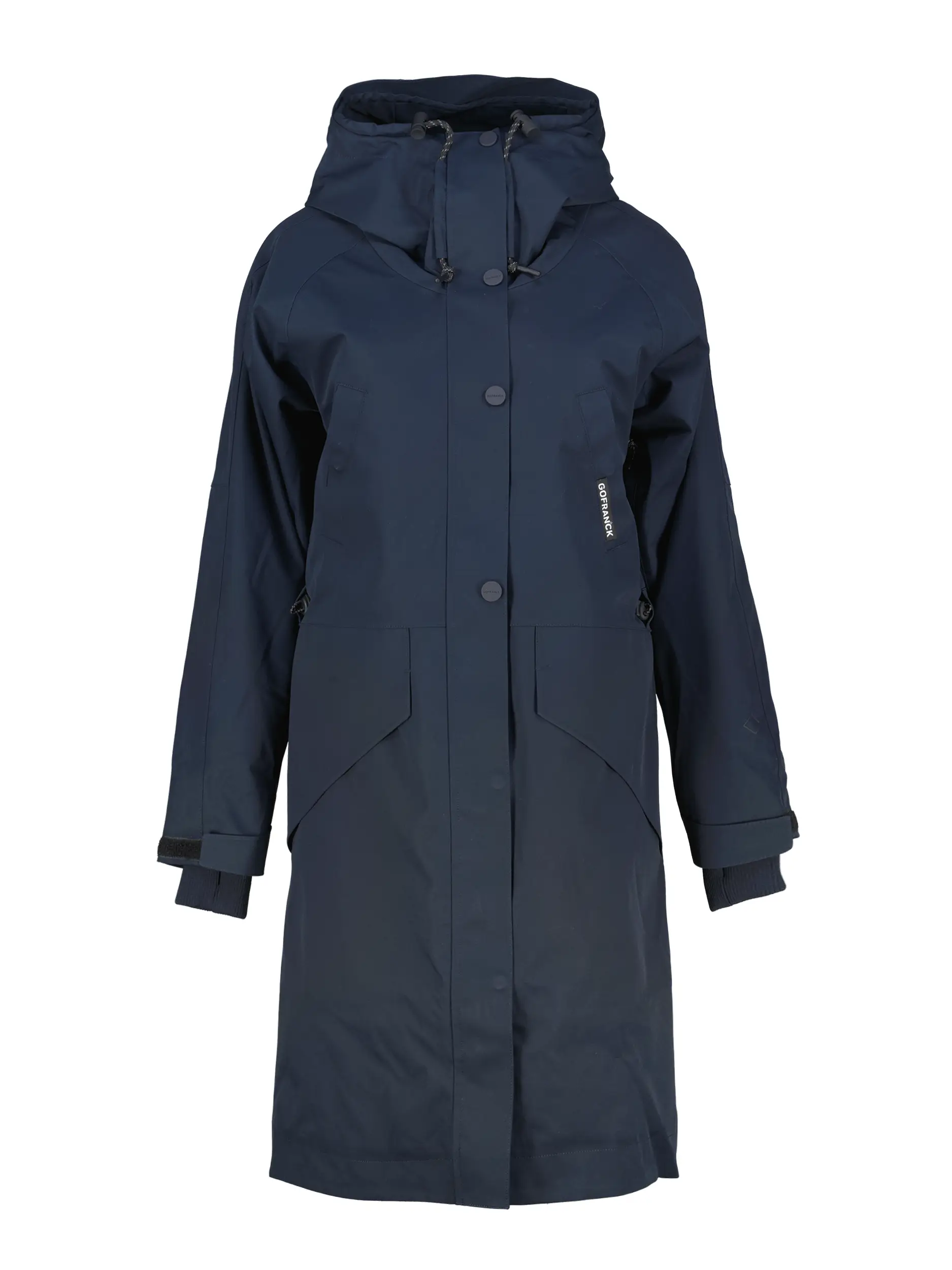 Mantel 'cold winter' - Artikel Vorderseite - Farbe: Blau