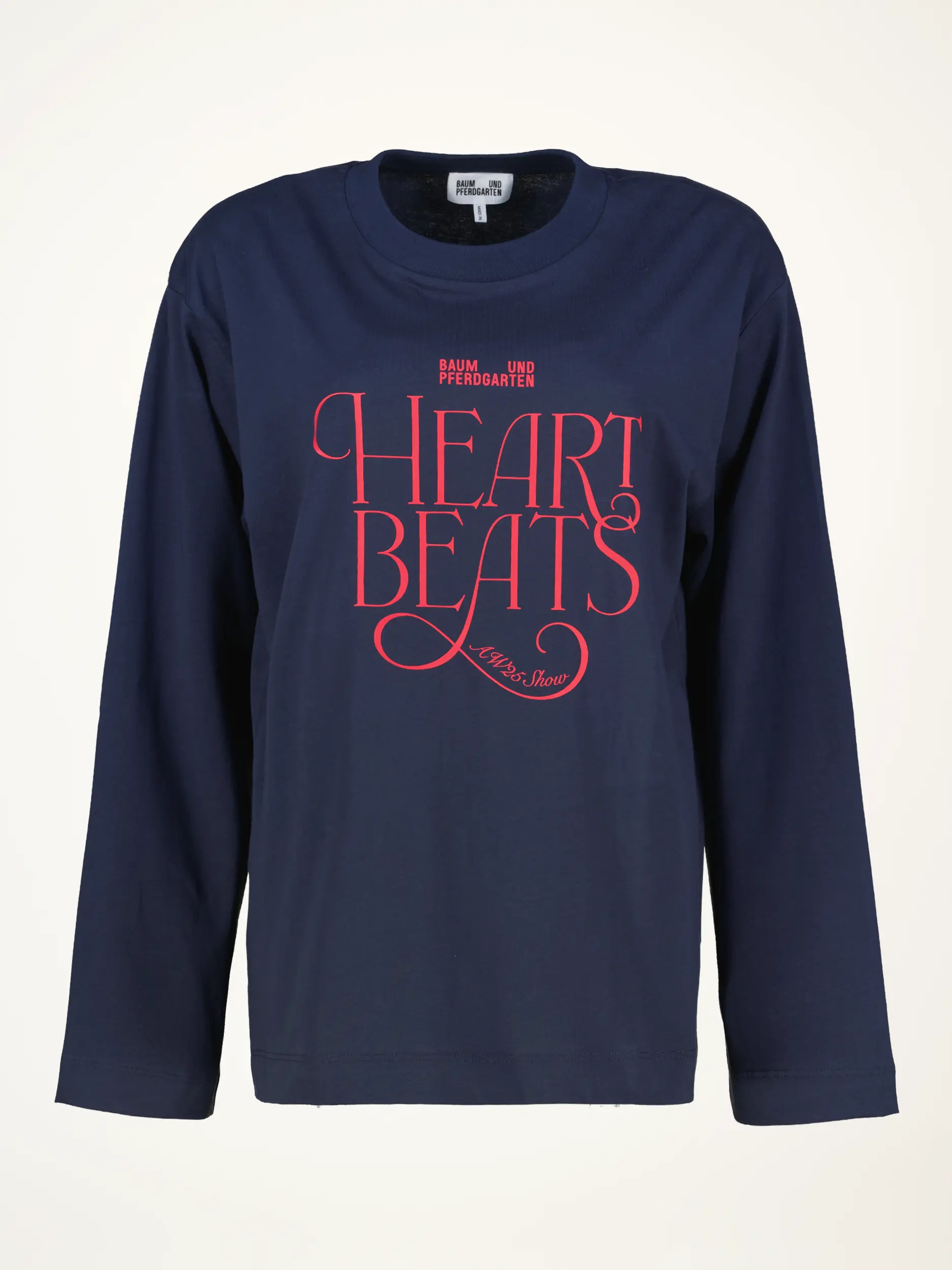 Langarmshirt mit Logo - Artikelansicht - Farbe: Blau Langarmshirt mit Logo - Artikelansicht - Farbe: Blau