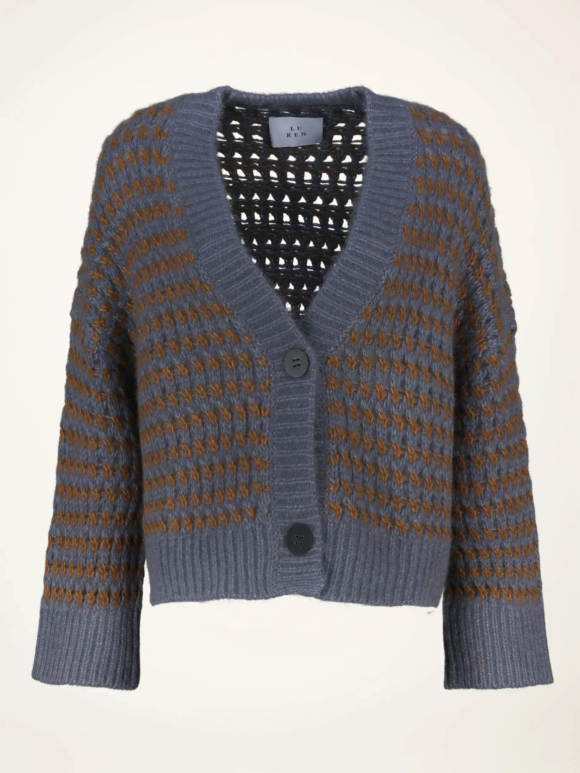 Gemusterte Strickjacke aus Kaschmir - Artikelansicht