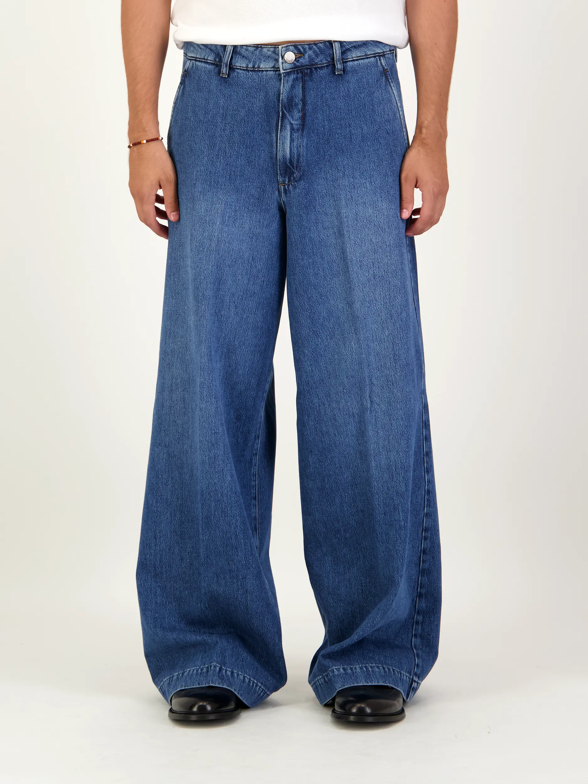 High Waist Wide Leg Unisex Jeans 'Ivon' - Artikel weitere Detailansicht 1