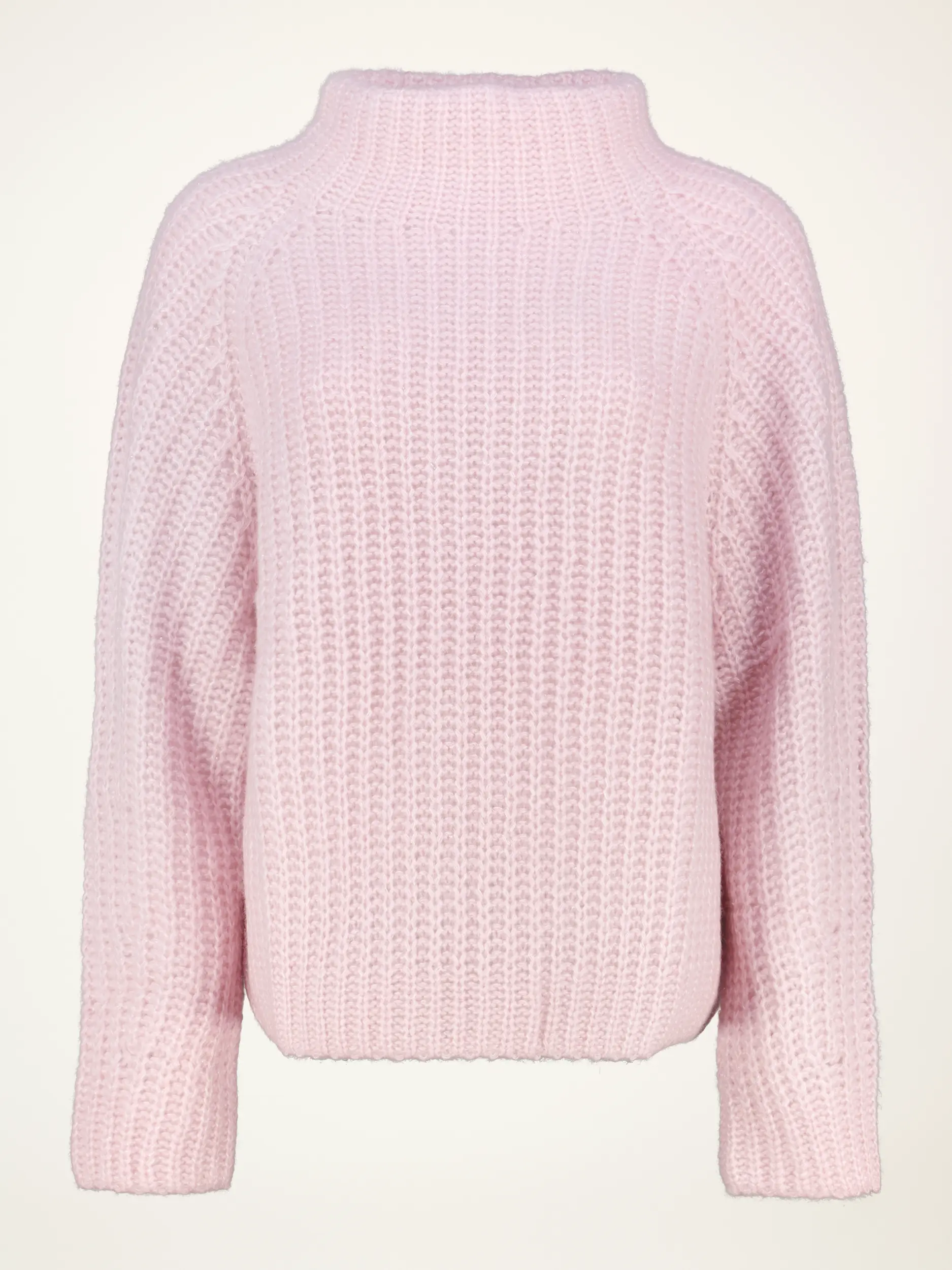 Rollkragenpullover aus Kaschmir-Mix langarm - Artikelansicht - Farbe: Rosa&Pink