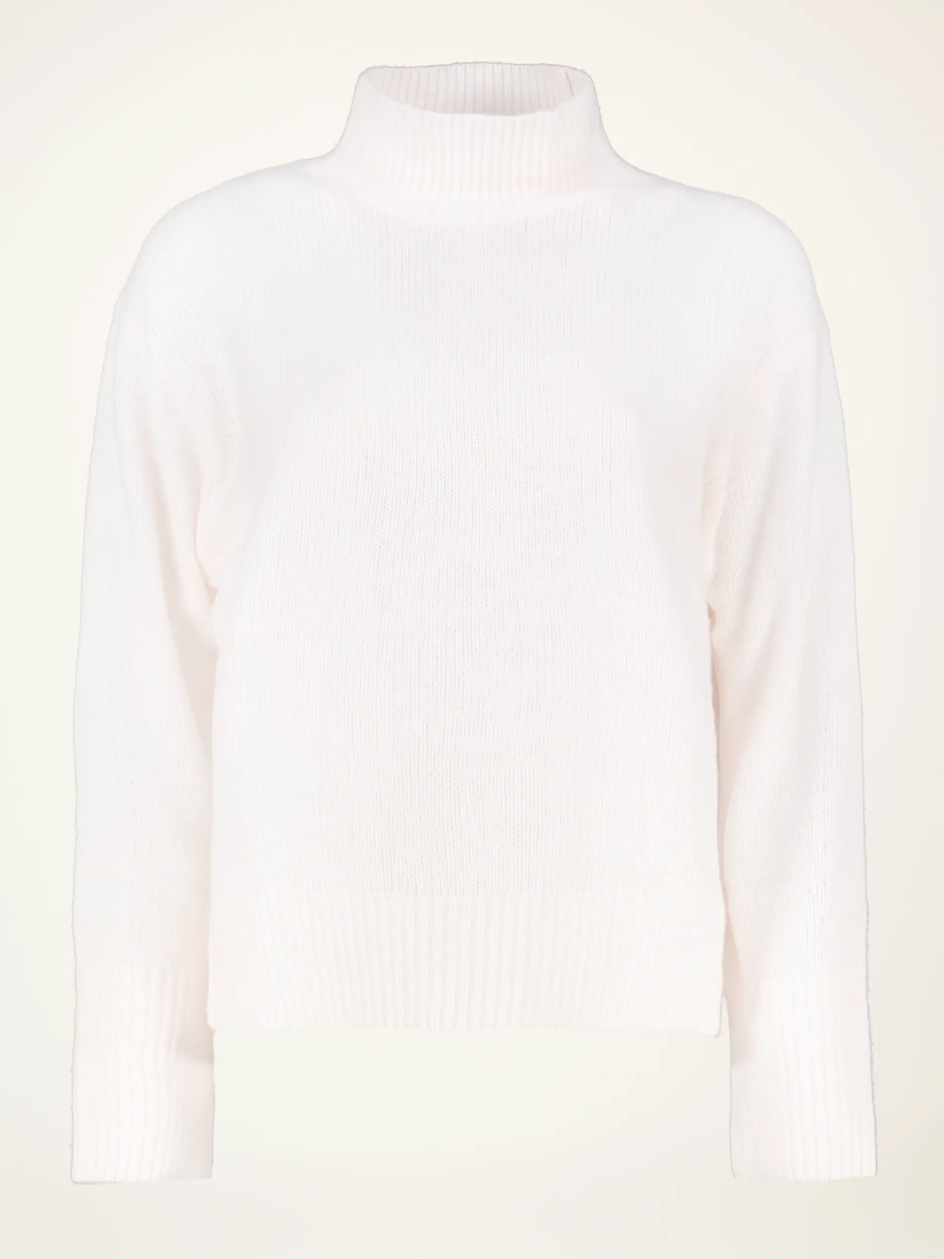 Pullover aus Wolle langarm - Artikelansicht - Farbe: Creme