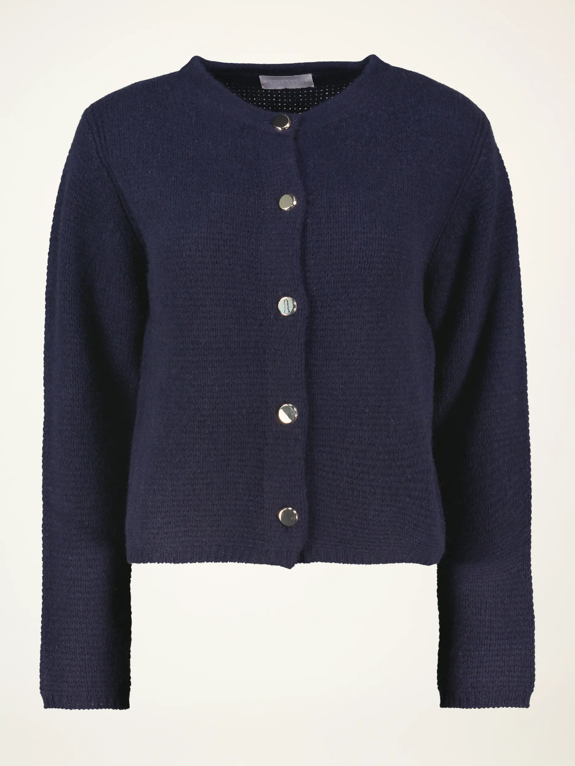 Strickjacke aus Kaschmir - Artikelansicht - Farbe: Blau