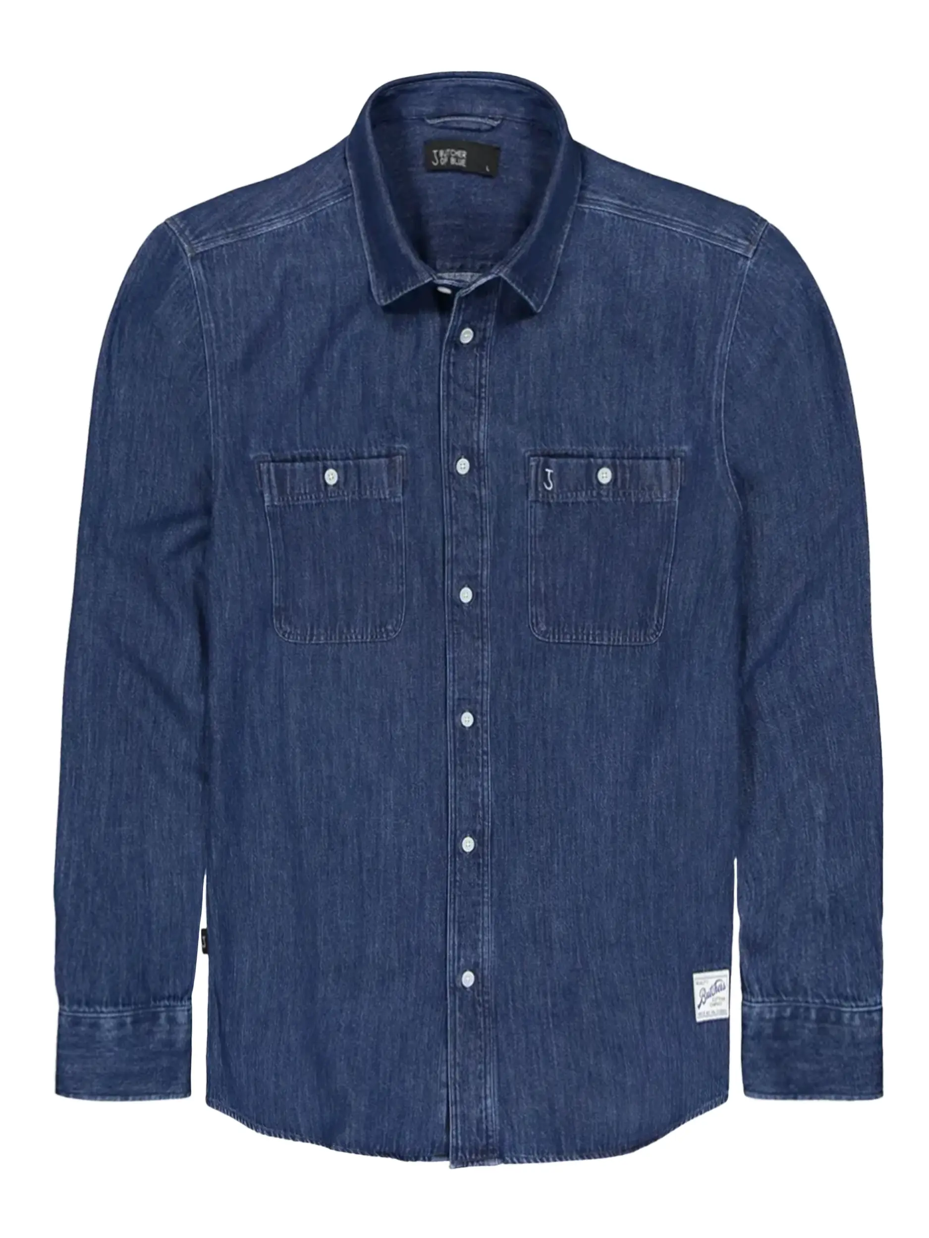 Jeanshemd 'Aidan' - Artikel Vorderseite - Farbe: Blau