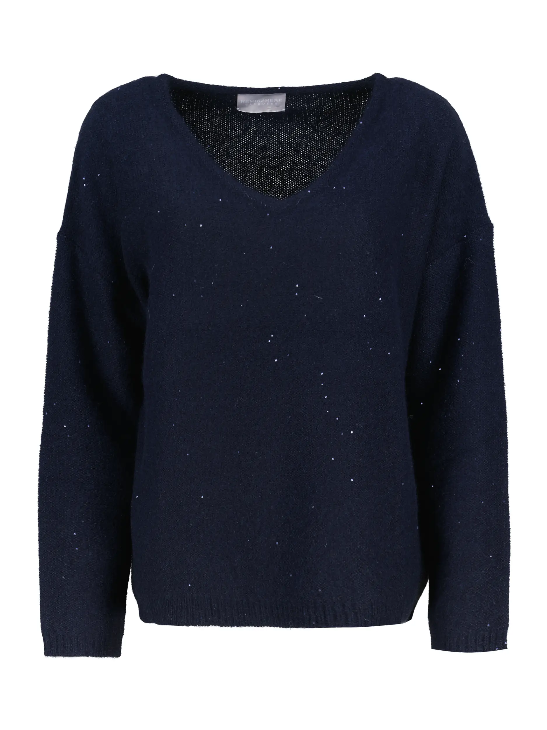 Pullover aus Kaschmir langarm - Artikel Vorderseite - Farbe: Blau