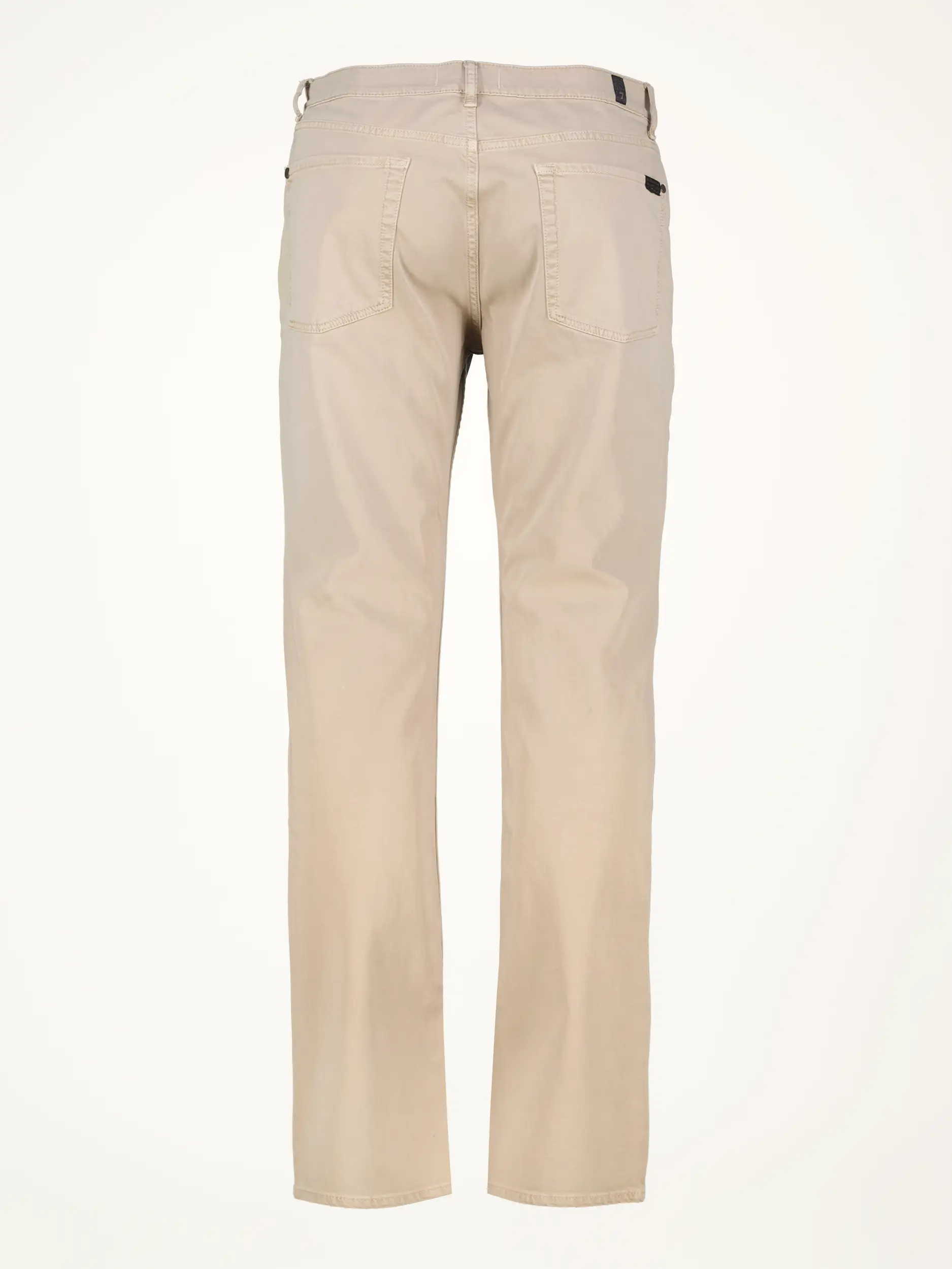 Mid Rise Straight Leg Hose  - Artikel Rückseite - Farbe: Beige