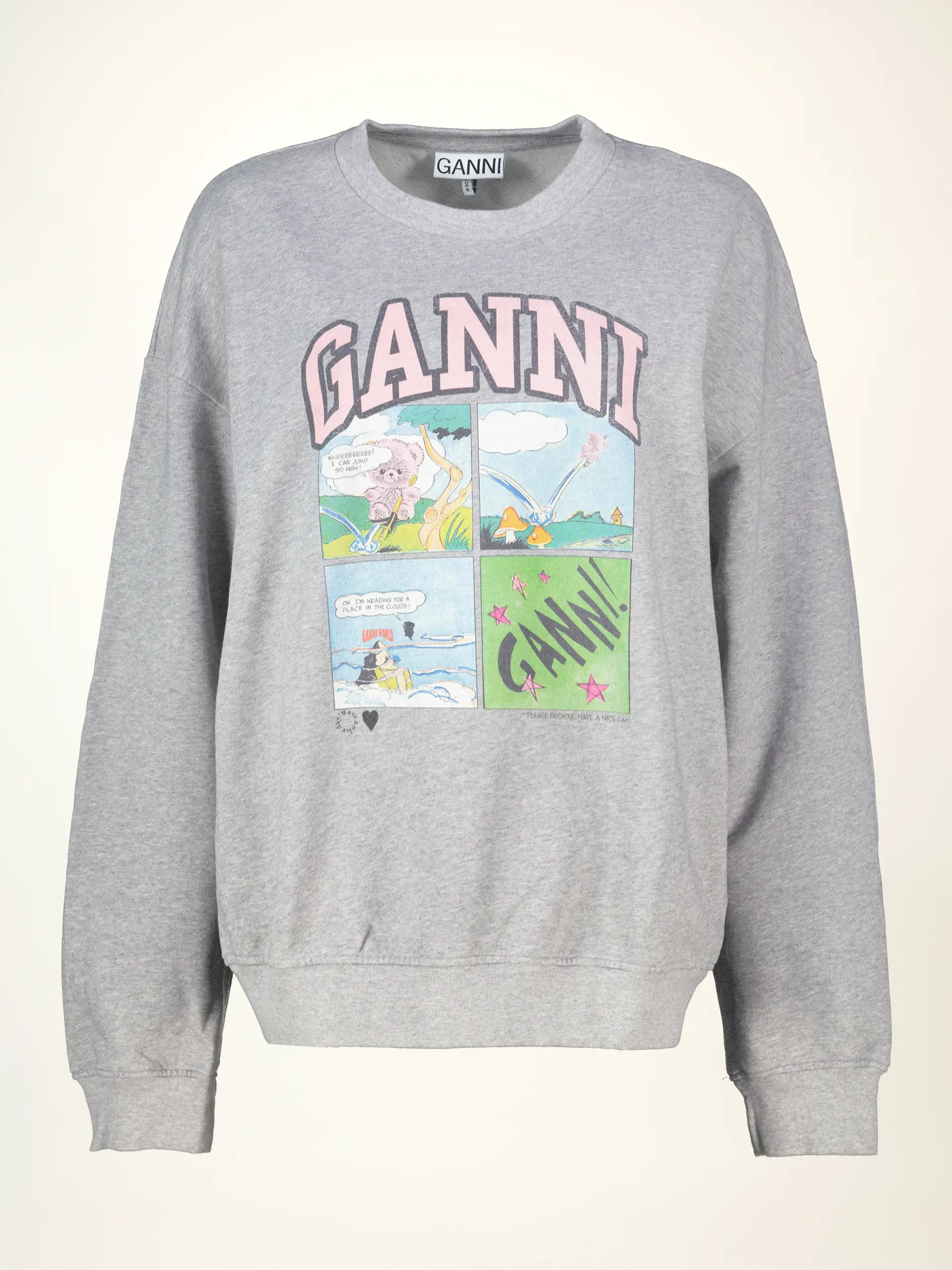 Oversized Sweatshirt mit Logo-Print - Artikelansicht