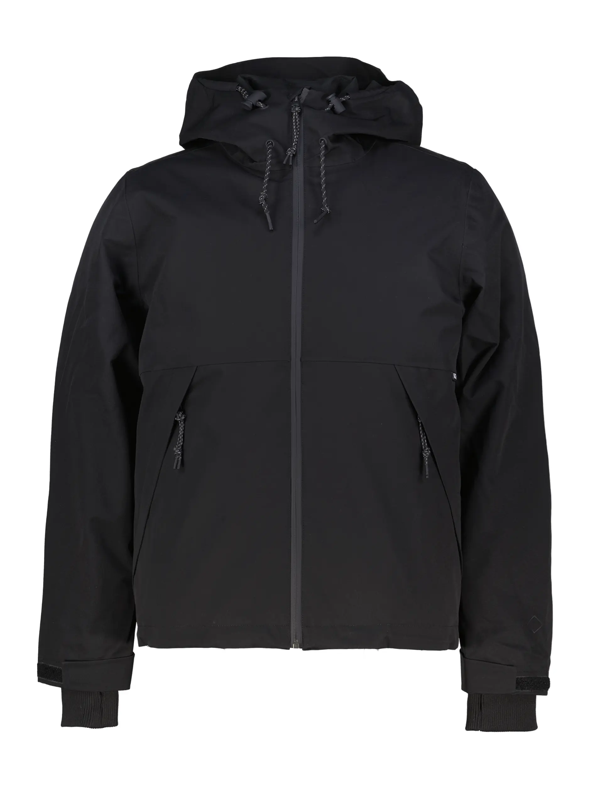 Wasserdichte Jacke 'Corentin' - Artikel Vorderseite - Farbe: Schwarz