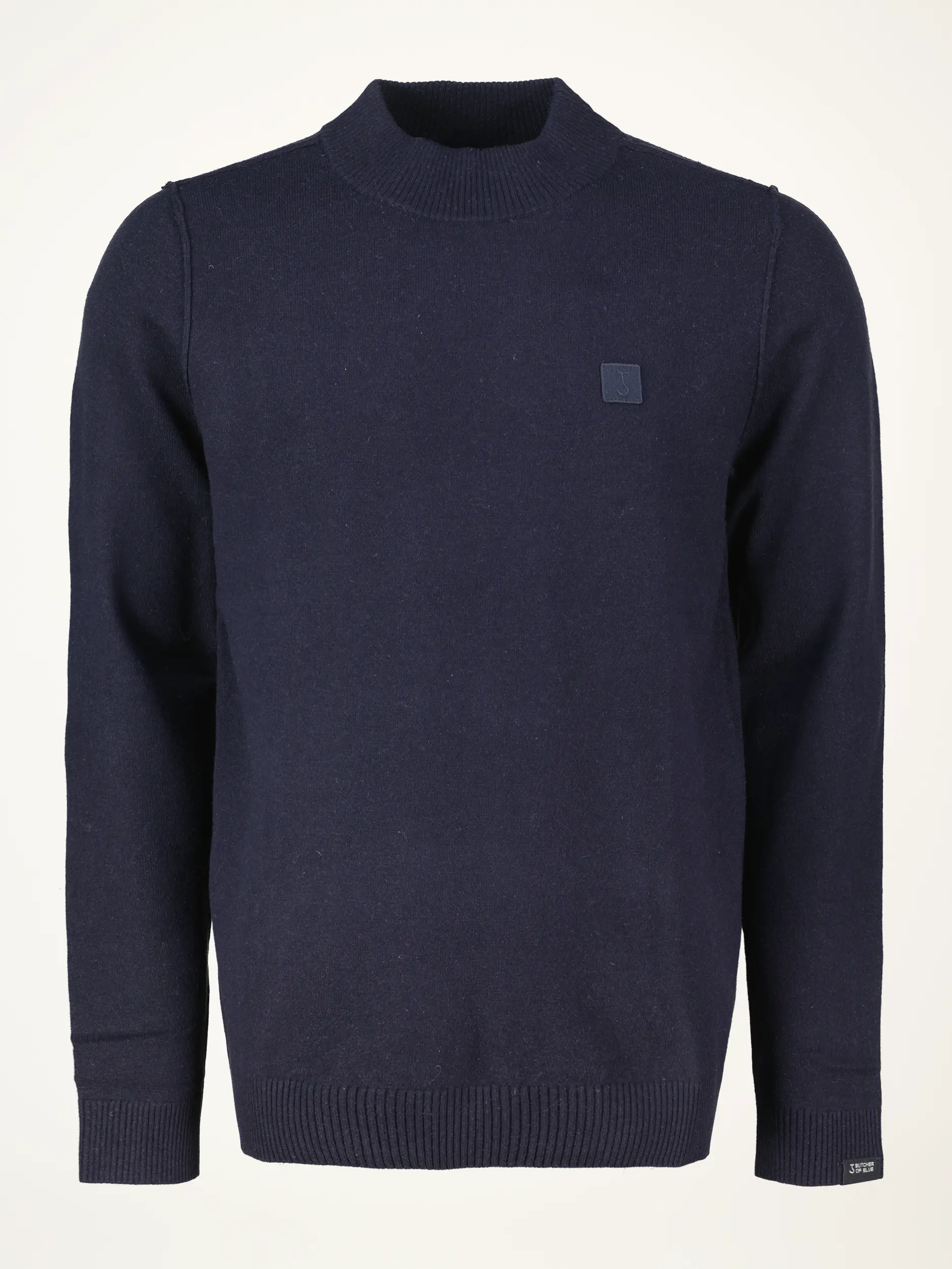 Pullover 'Clifden' aus Woll-Mix langarm - Artikelansicht - Farbe: Blau