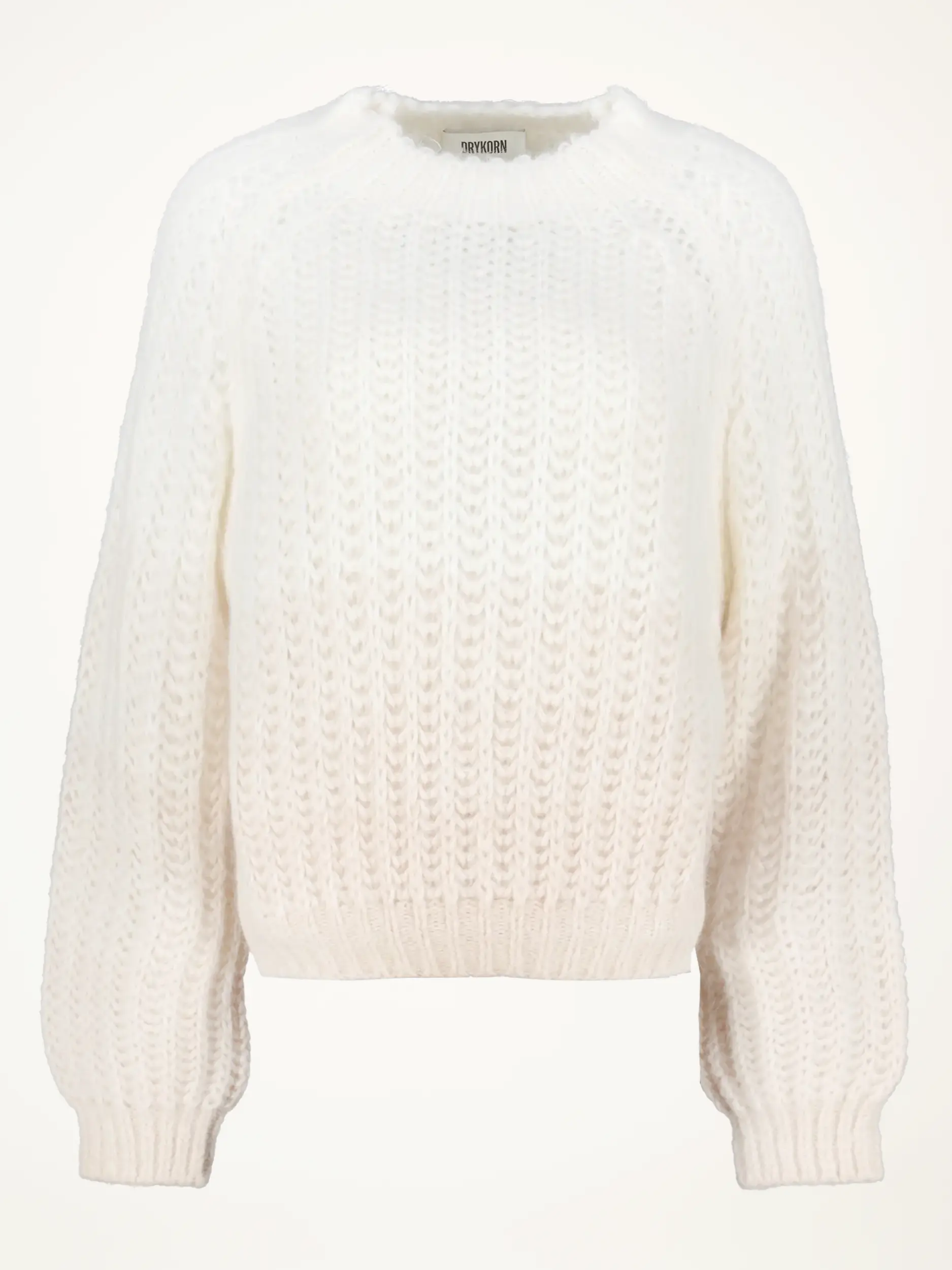 Pullover 'Larelya' aus Alpaka langarm - Artikelansicht - Farbe: Creme