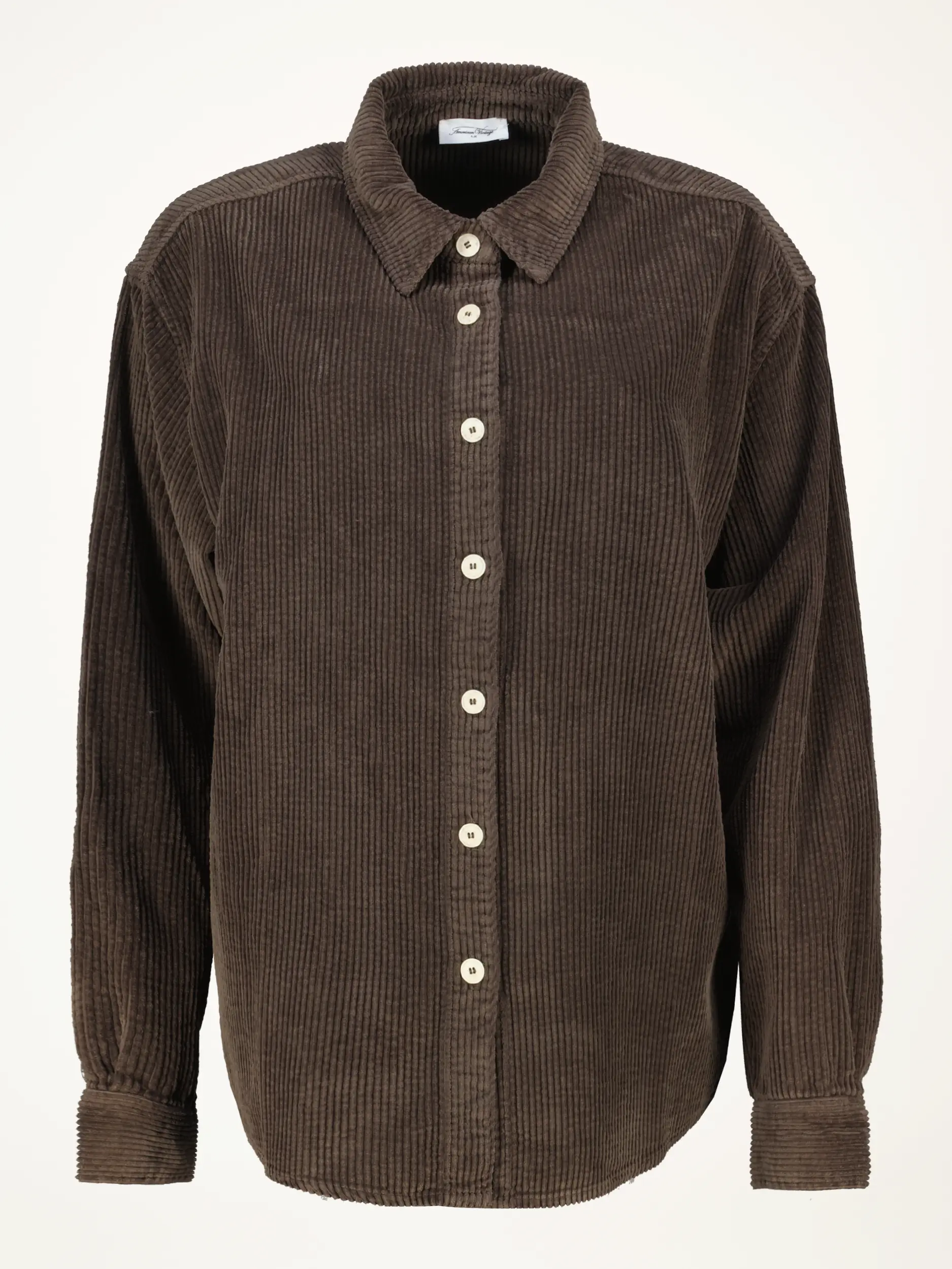 Cordbluse 'Pado' langarm - Artikelansicht - Farbe: Braun Cordbluse 'Pado' langarm - Artikelansicht - Farbe: Braun