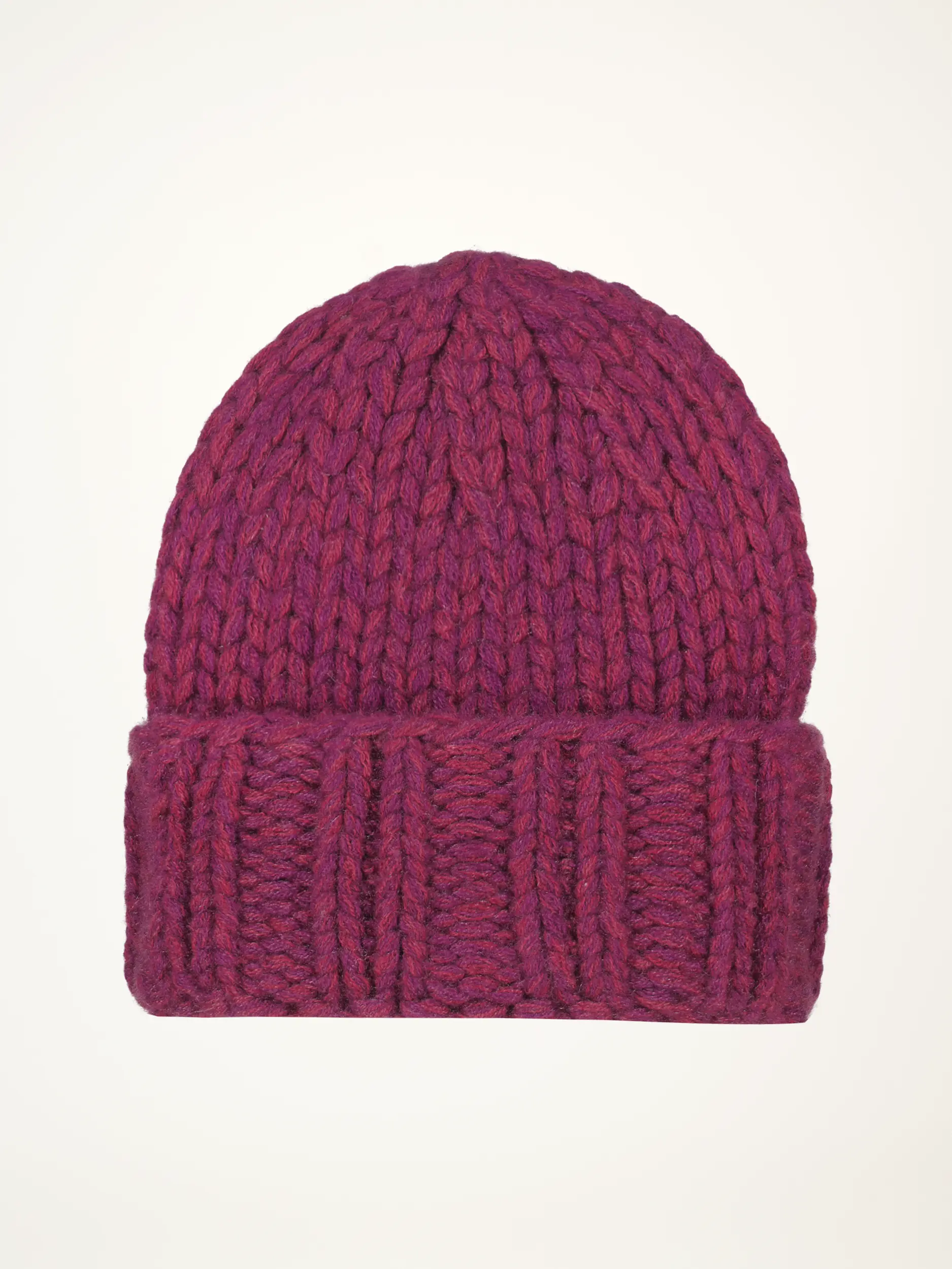 Mütze 'Ari Twisted' aus Kaschmir - Artikelansicht - Farbe: Violett