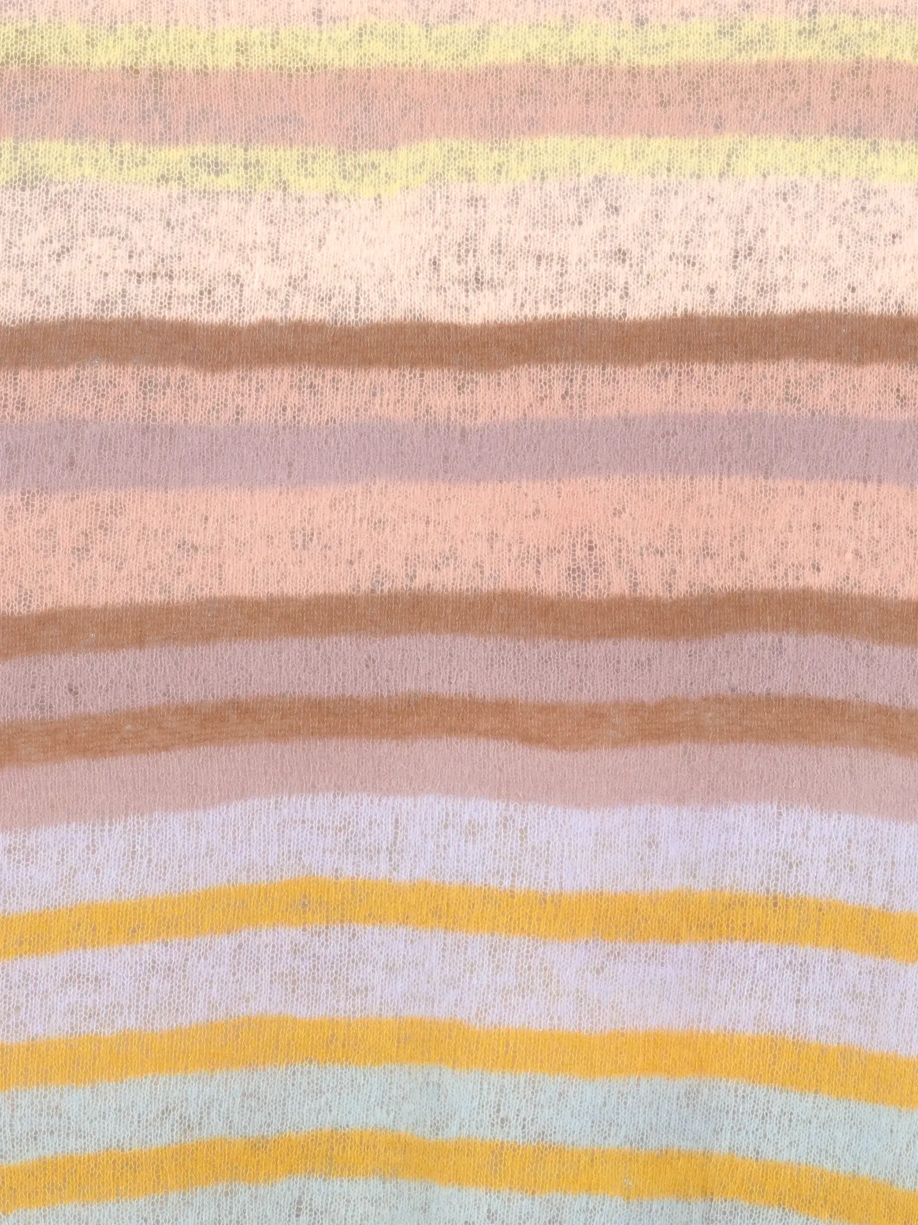 Gestreifter Schal aus Kaschmir - Artikel weitere Detailansicht 1 - Farbe: Rosa&Pink