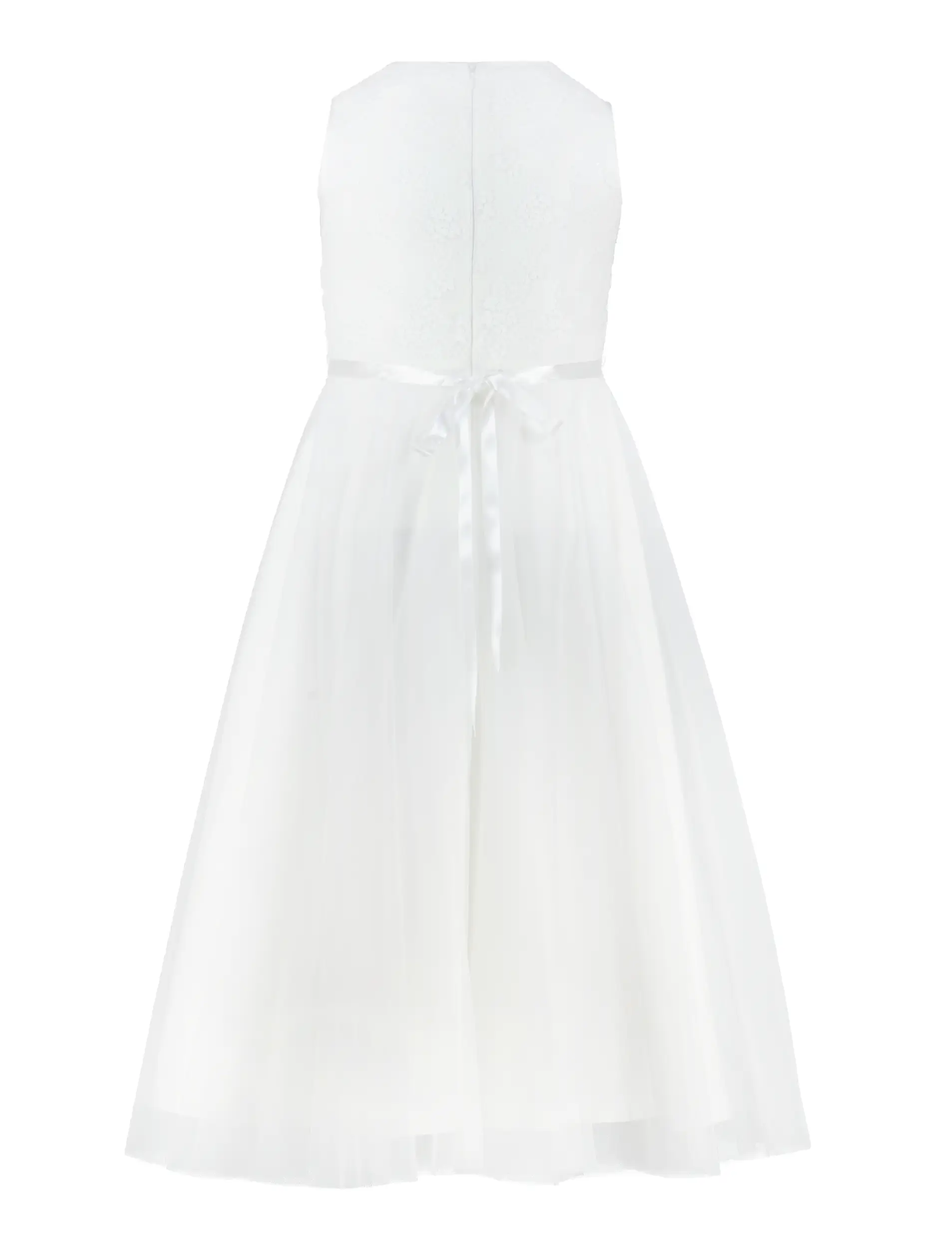 Mädchen Kommunionkleid  - Artikel Rückseite - Farbe: Creme