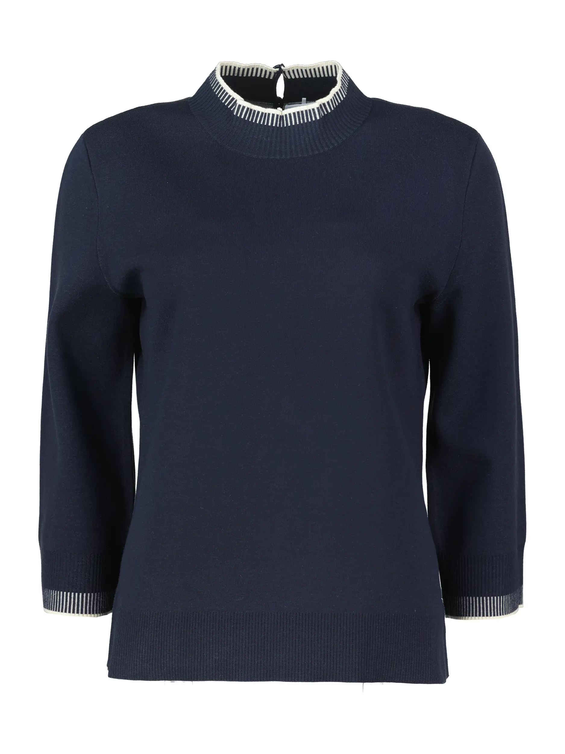 Pullover 'Berrit' langarm - Artikel Vorderseite - Farbe: Blau